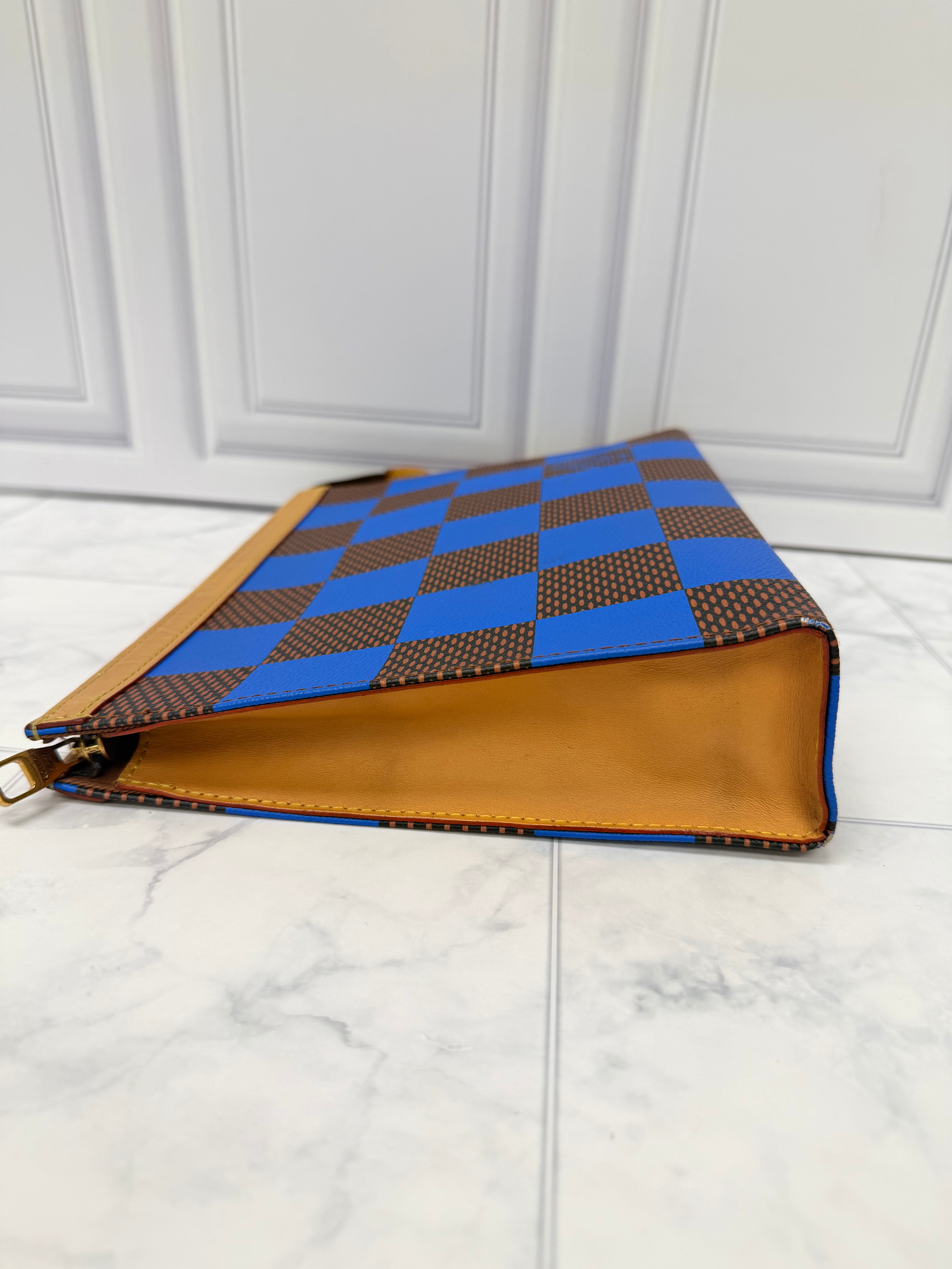 Louis Vuitton Damier Blue Pop Pochette Toiletries