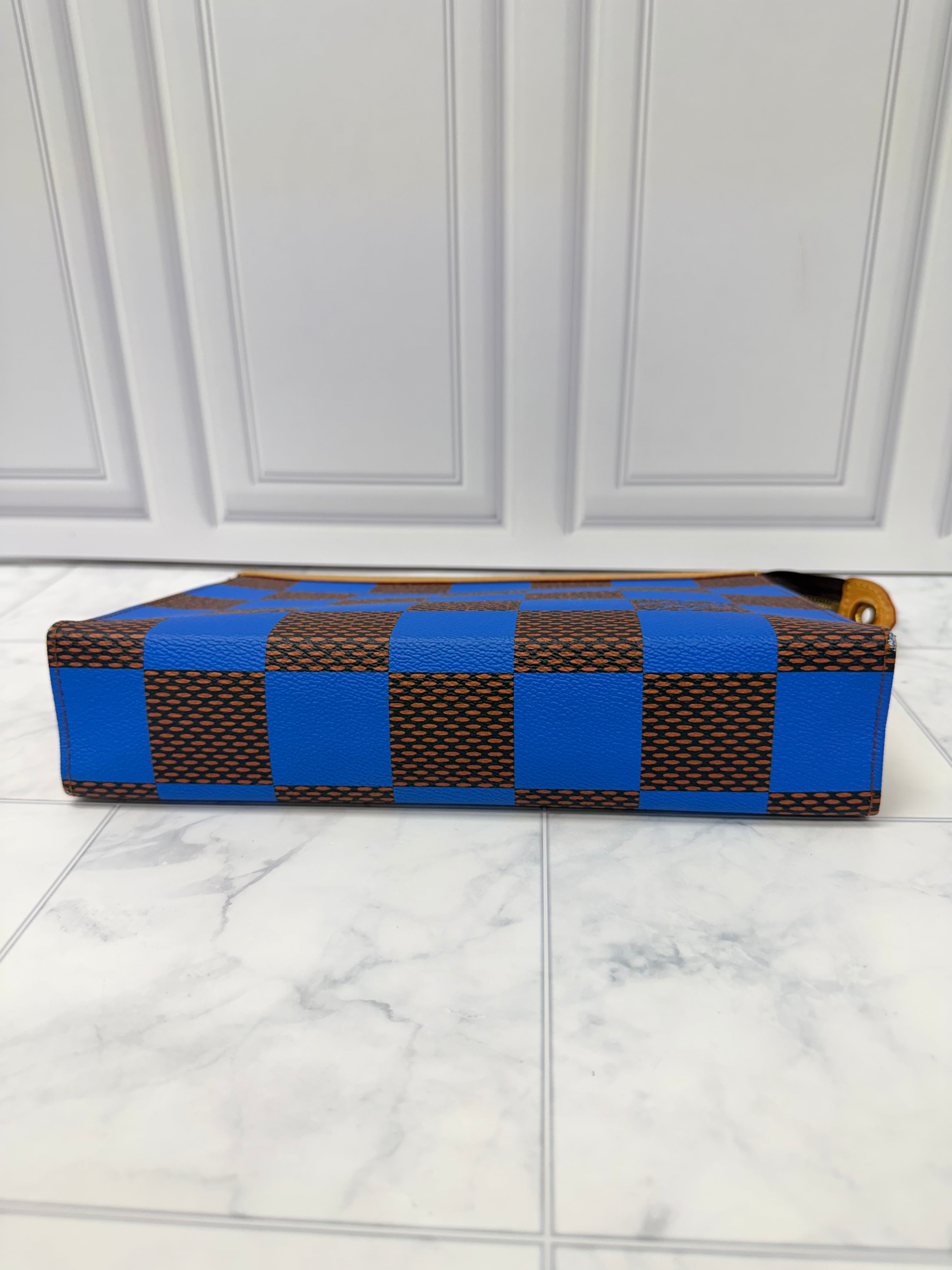 Louis Vuitton Damier Blue Pop Pochette Toiletries