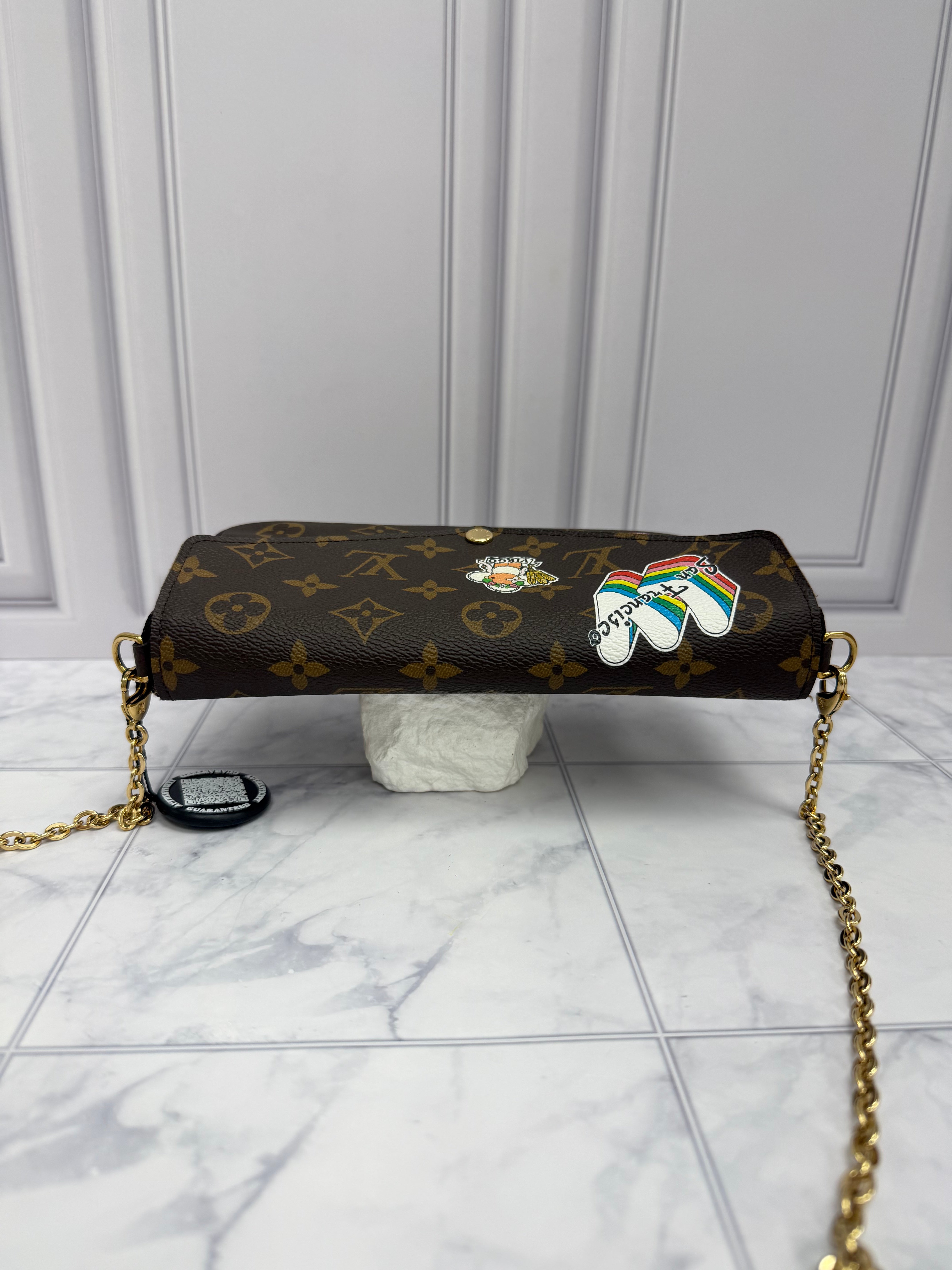 *DONS DROP* Louis Vuitton Monogram My LV World Tour Felicie Pochette Chain Crossbody