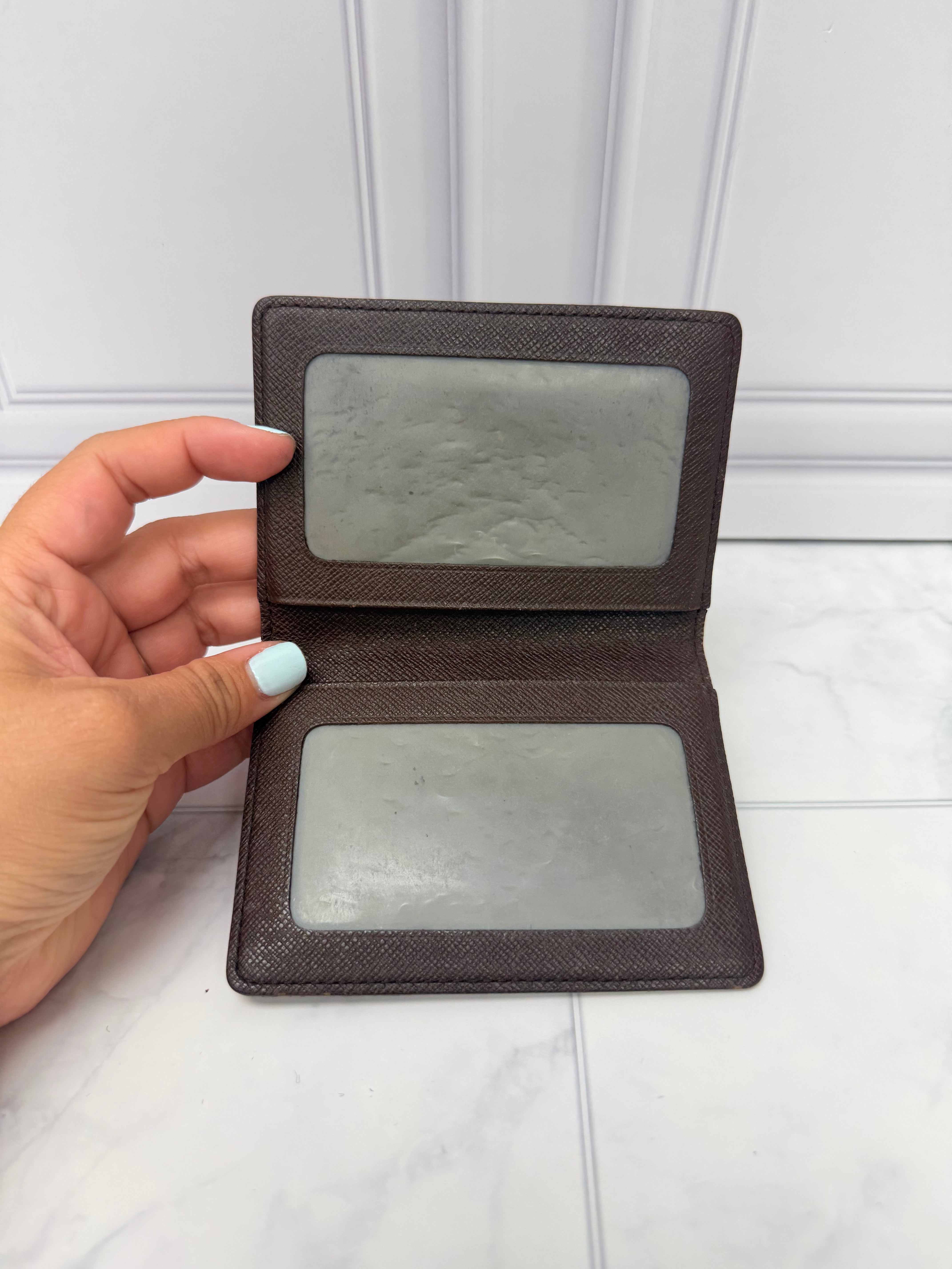 Louis Vuitton Damier Ebene ID Holder