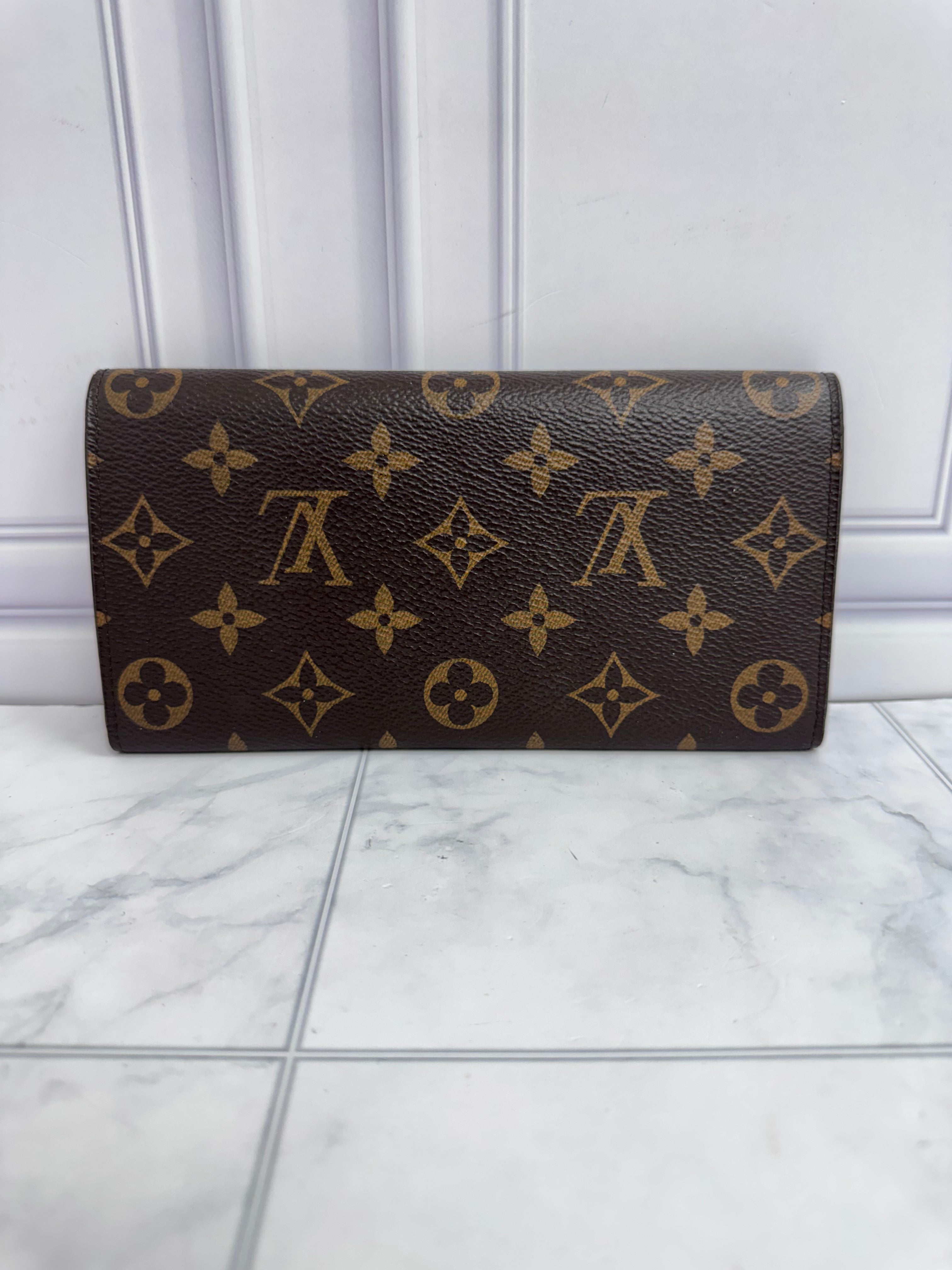 Louis Vuitton Fuchsia Monogram Emilie Wallet
