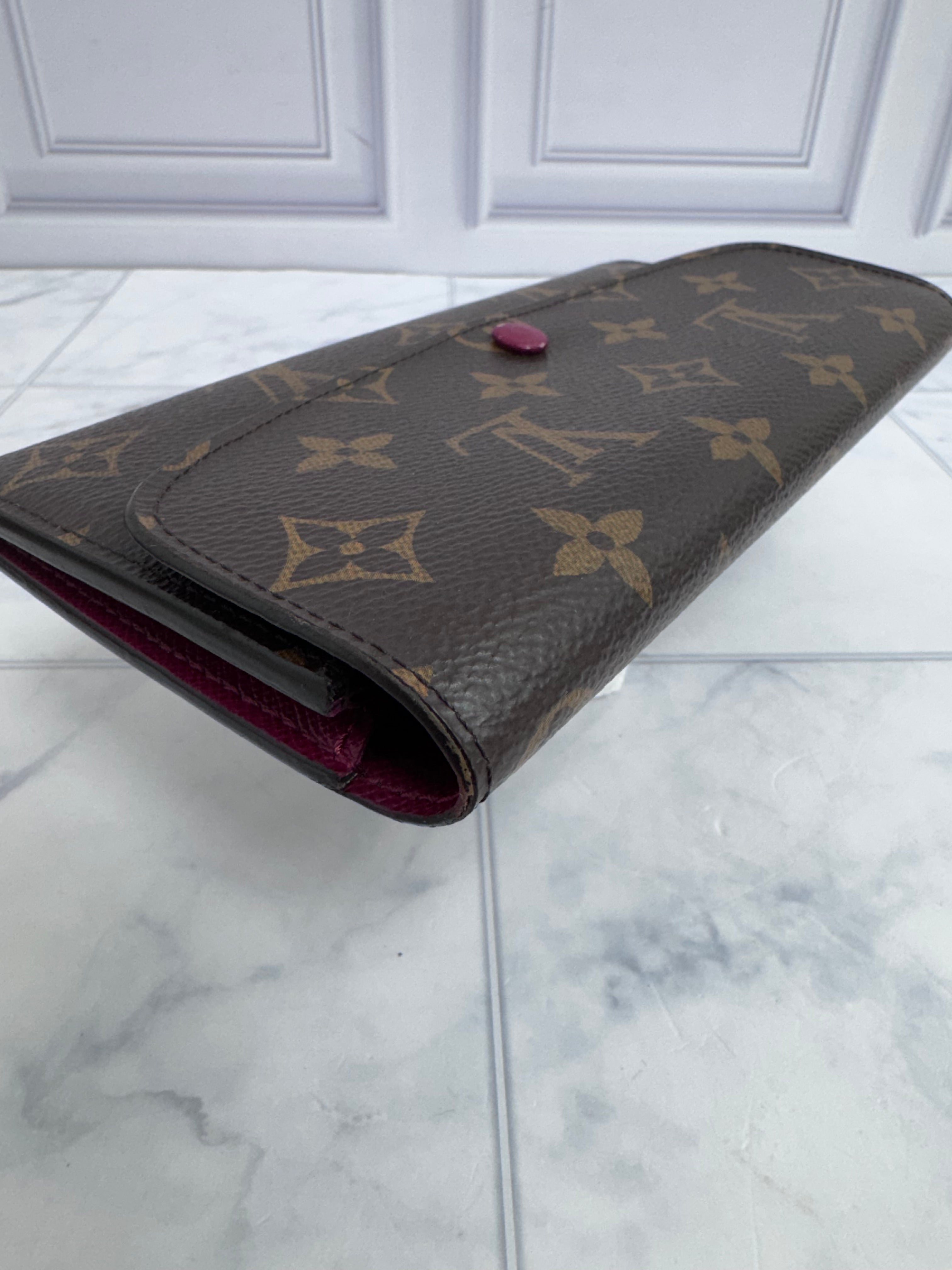Louis Vuitton Fuchsia Monogram Emilie Wallet