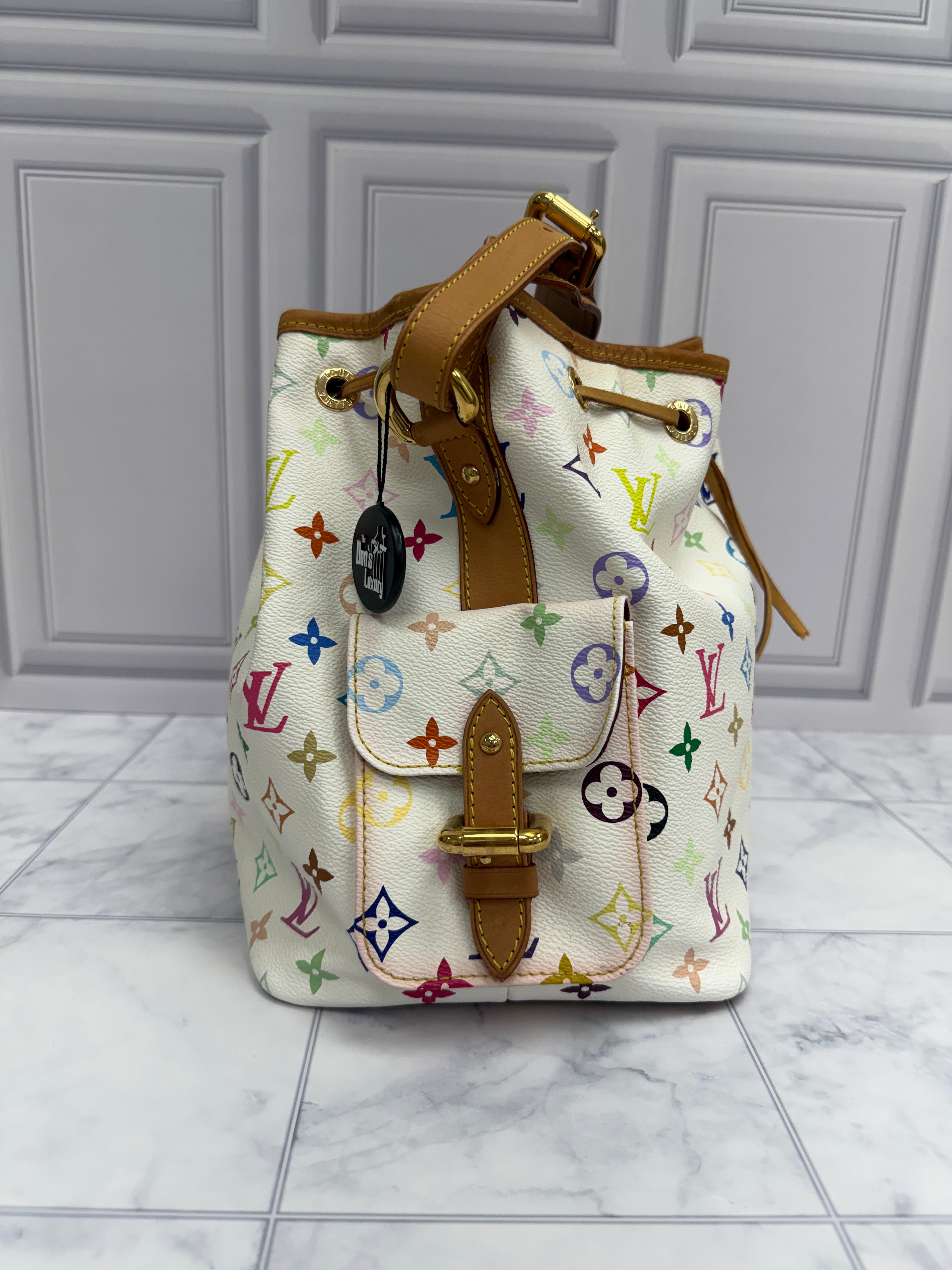 *DONS DROP* Louis Vuitton Multicolor Monogram Petit Noe Shoulder bag