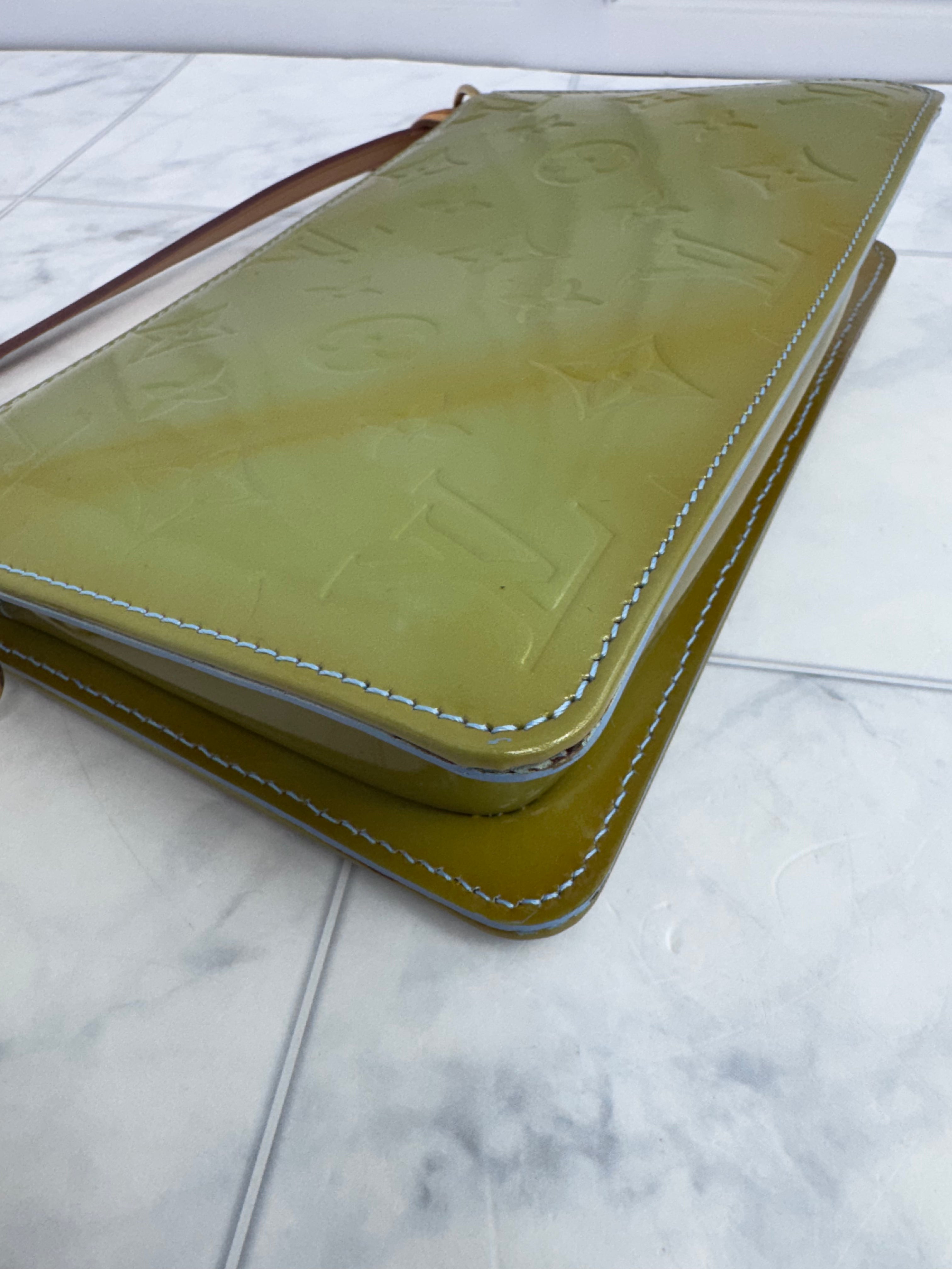 Louis Vuitton Green Vernis Leather Lexington Handbag