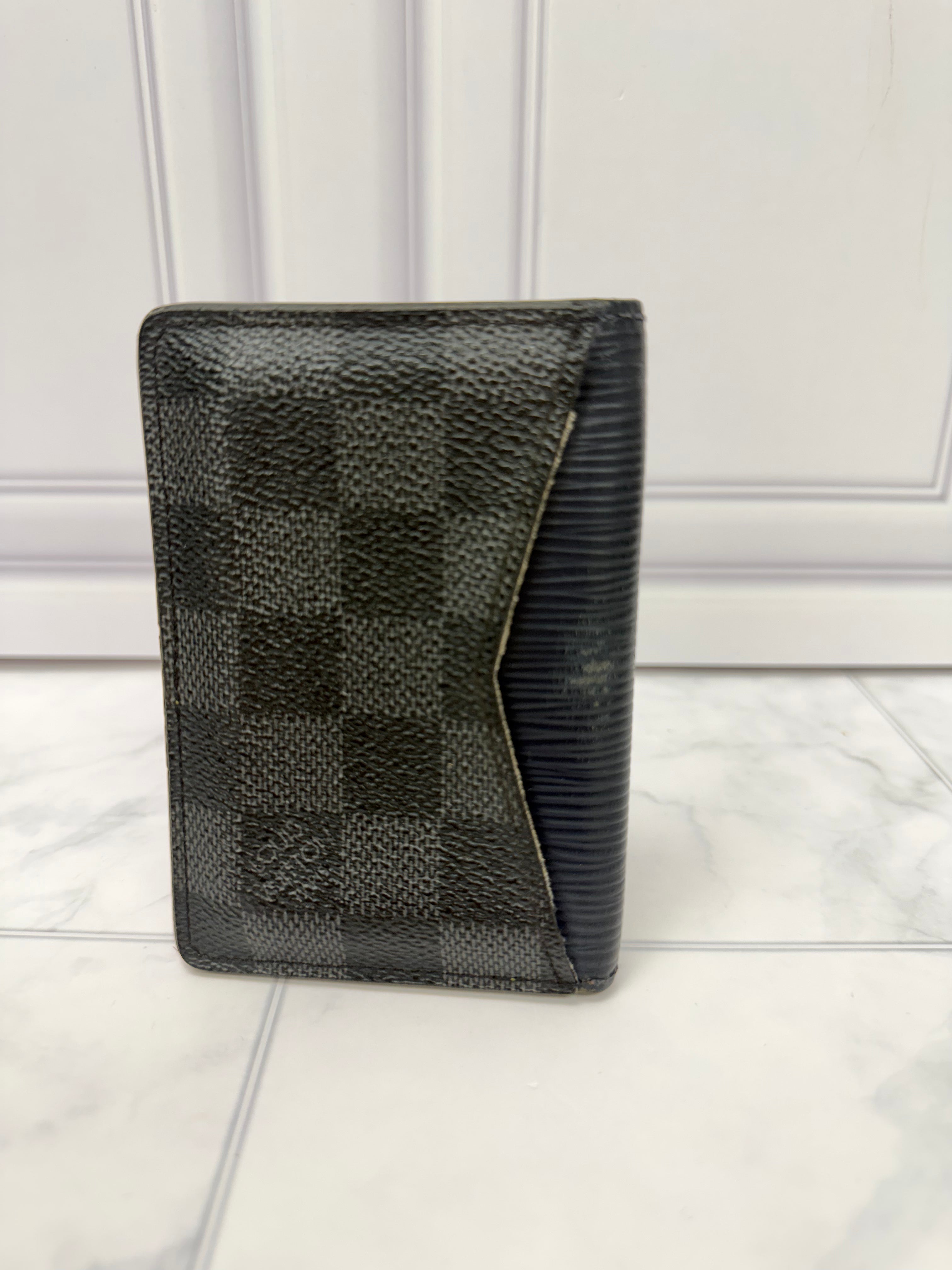 Louis Vuitton Navy Blue Epi Leather Pocket Organizer