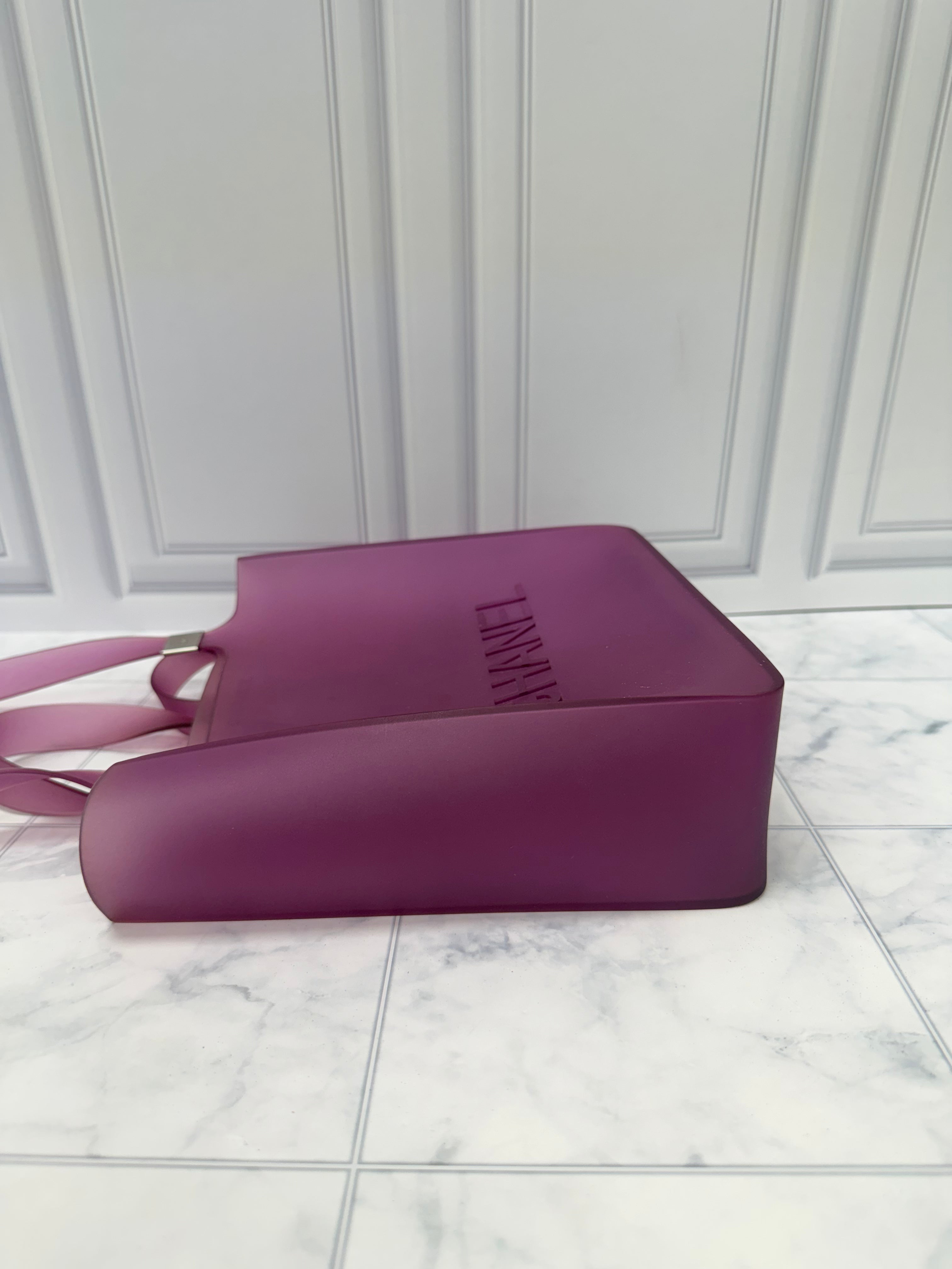 Chanel Purple Jelly Tote Bag