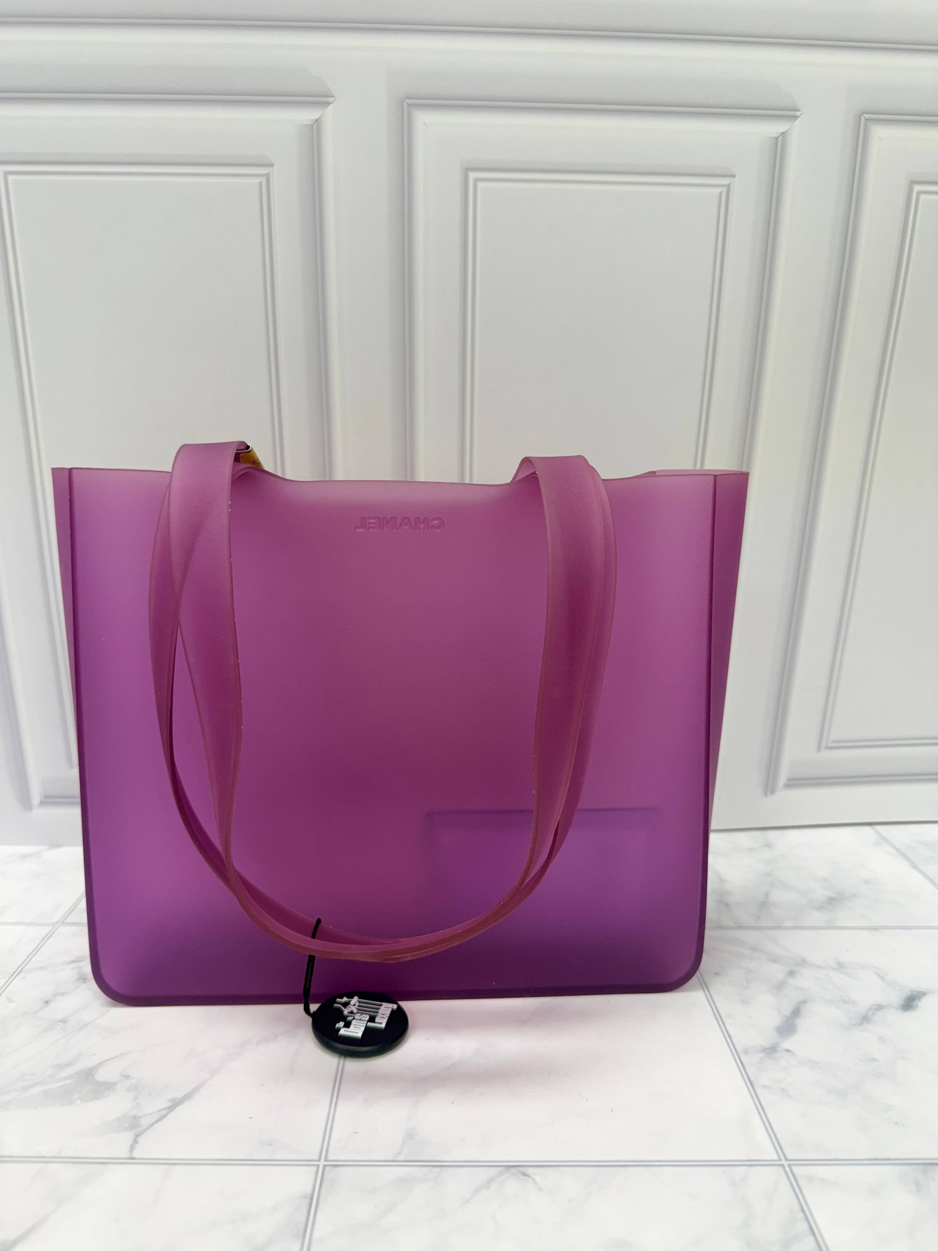 Chanel Purple Jelly Tote Bag