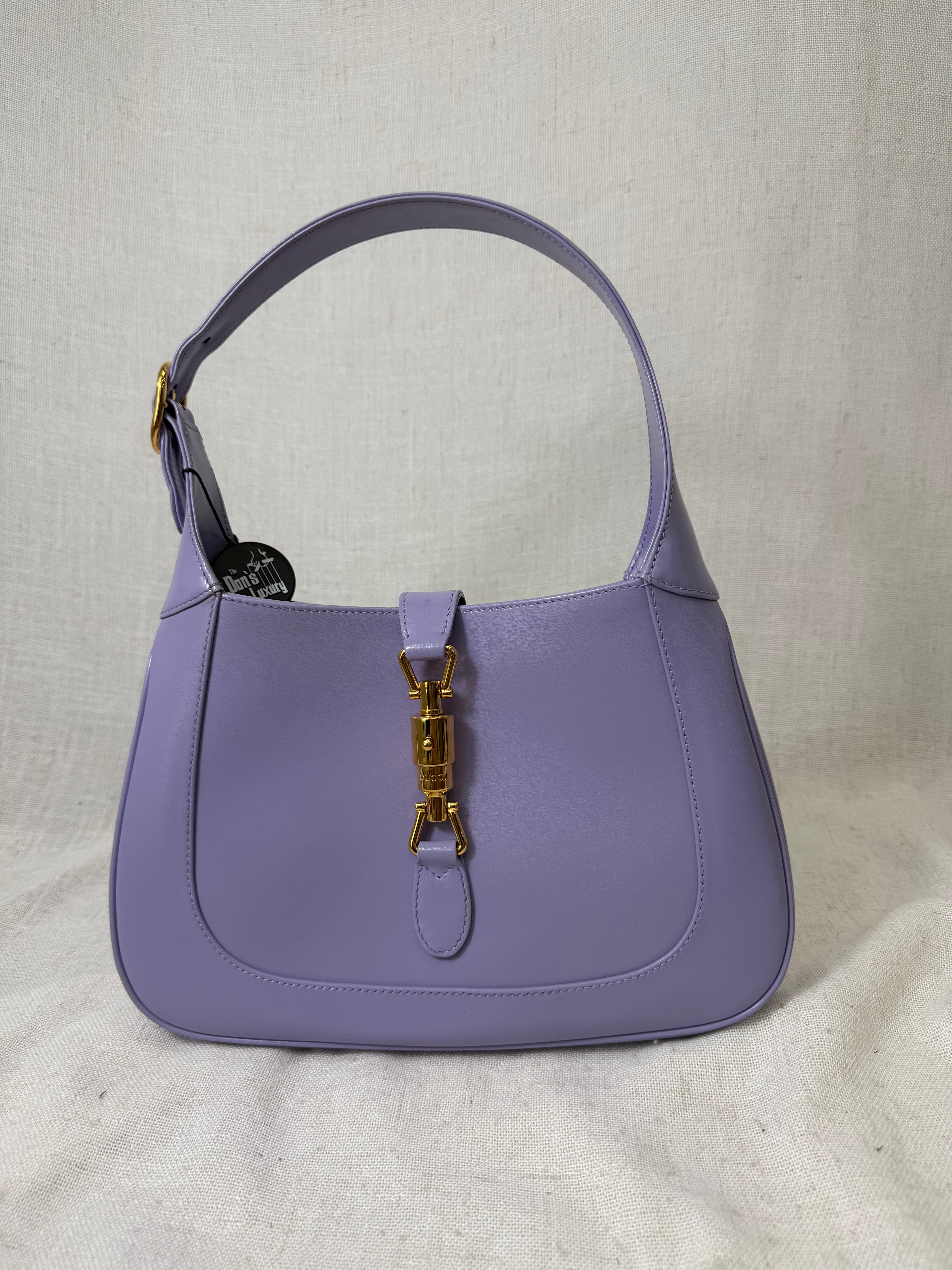 Gucci Purple Leather Jackie 1961 Shoulder Bag