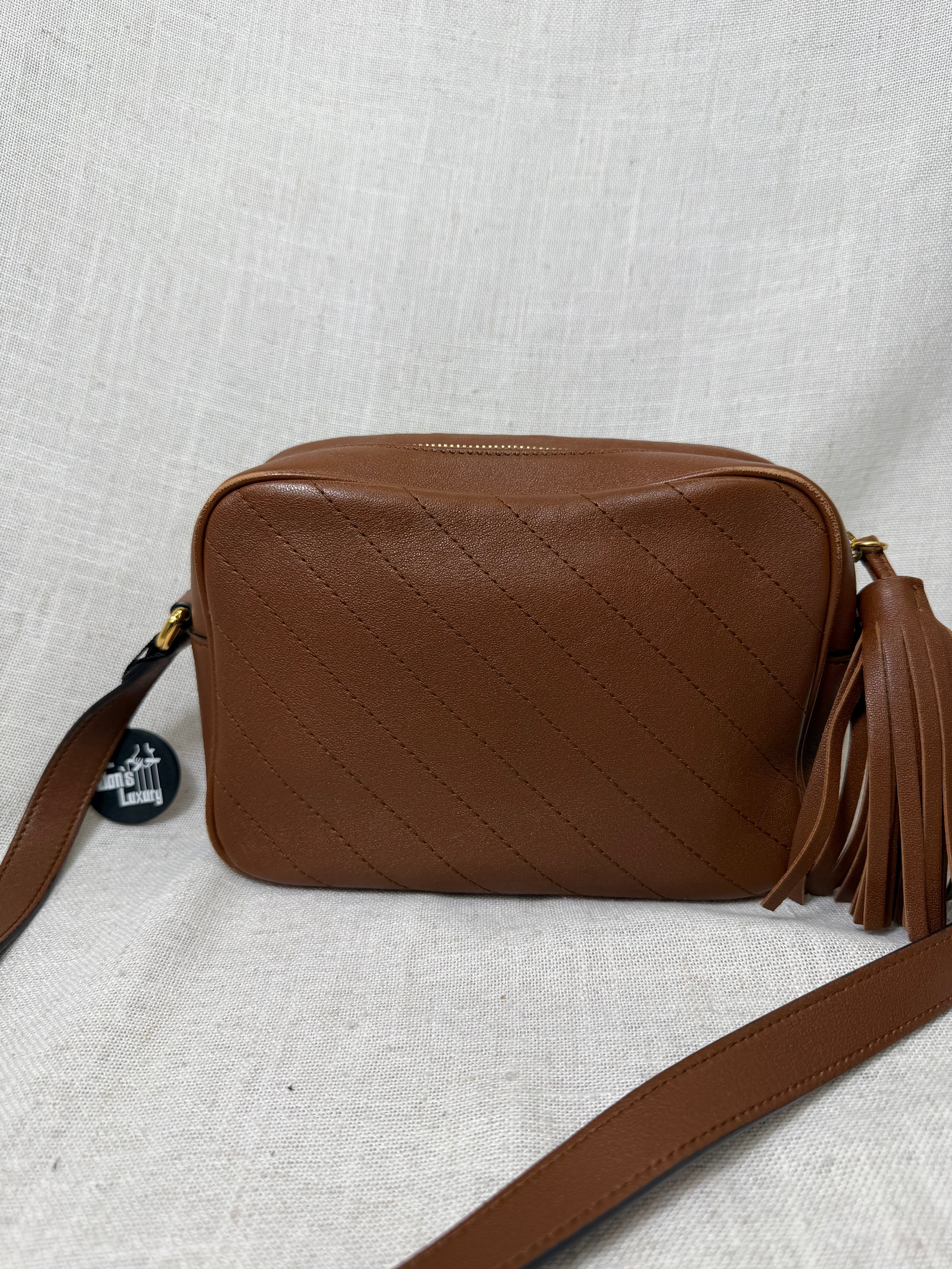 Gucci Brown Leather Blondie Crossbody Bag