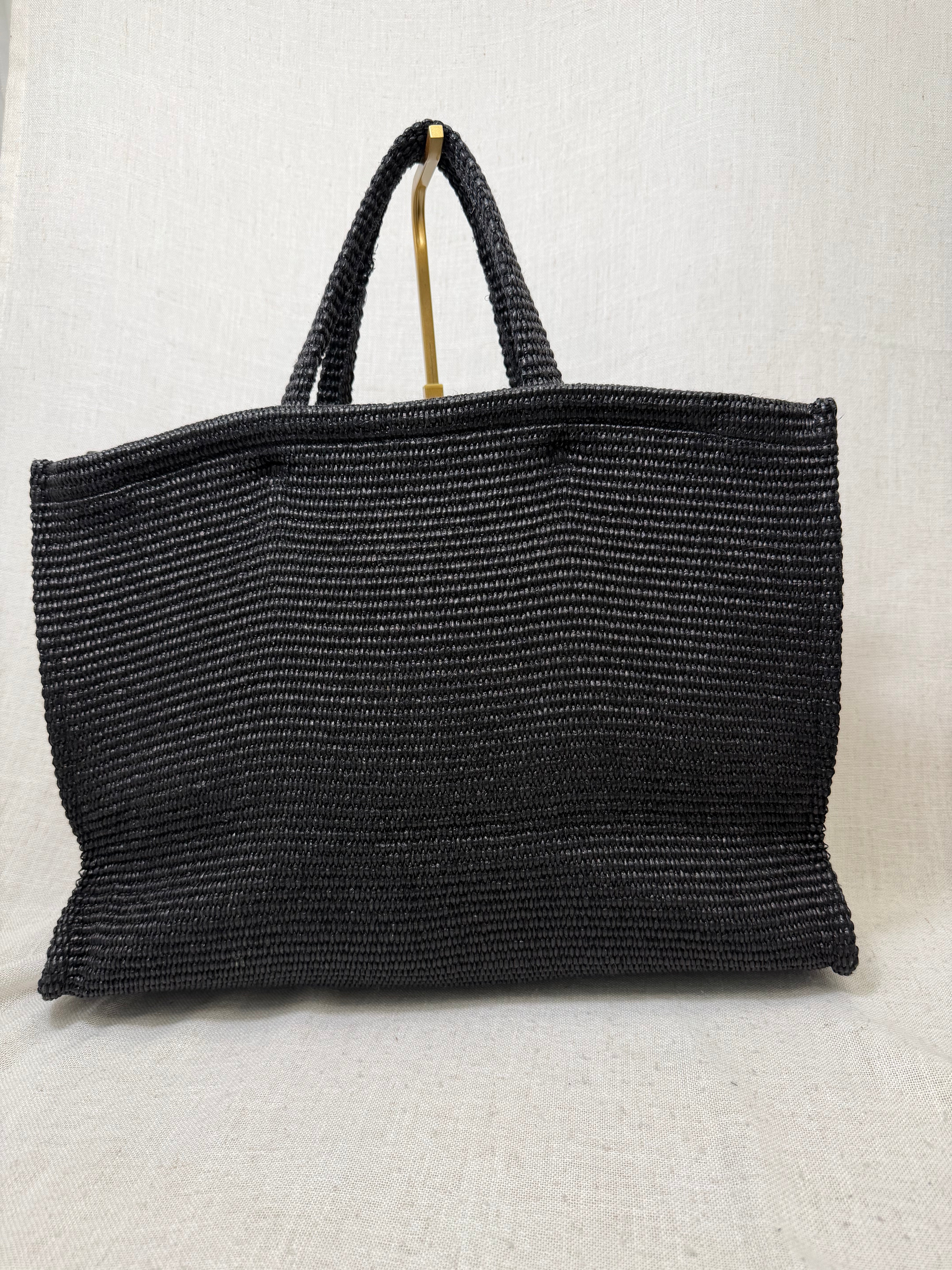Givenchy Black Raffia G-Tote Medium Tote Bag