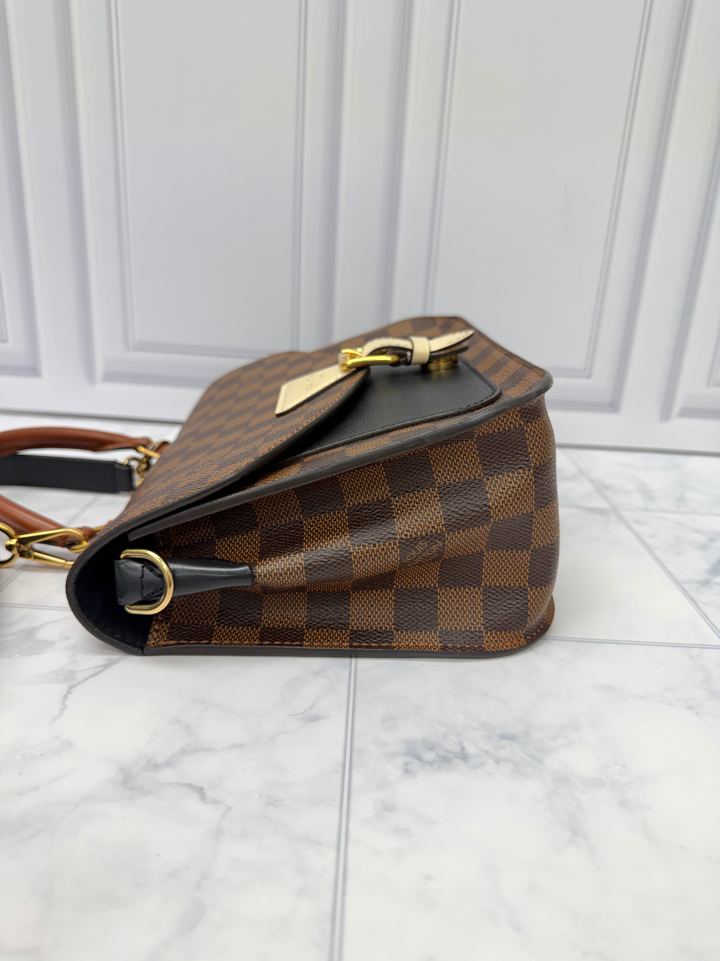 Louis Vuitton Damier Ebene Beaumarchais Crossbody Bag