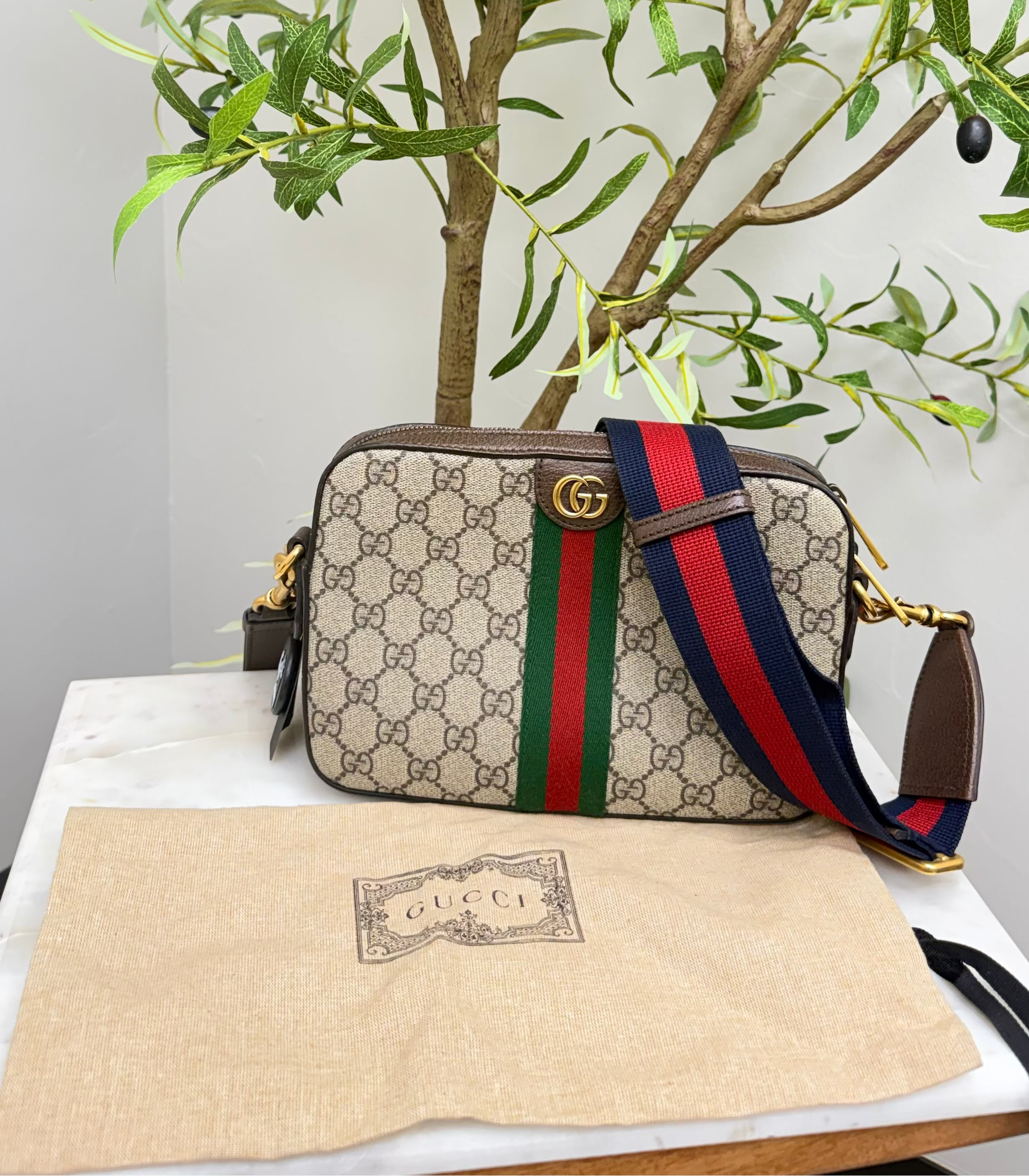 Gucci GG Supreme Ophidia Crossbody Bag