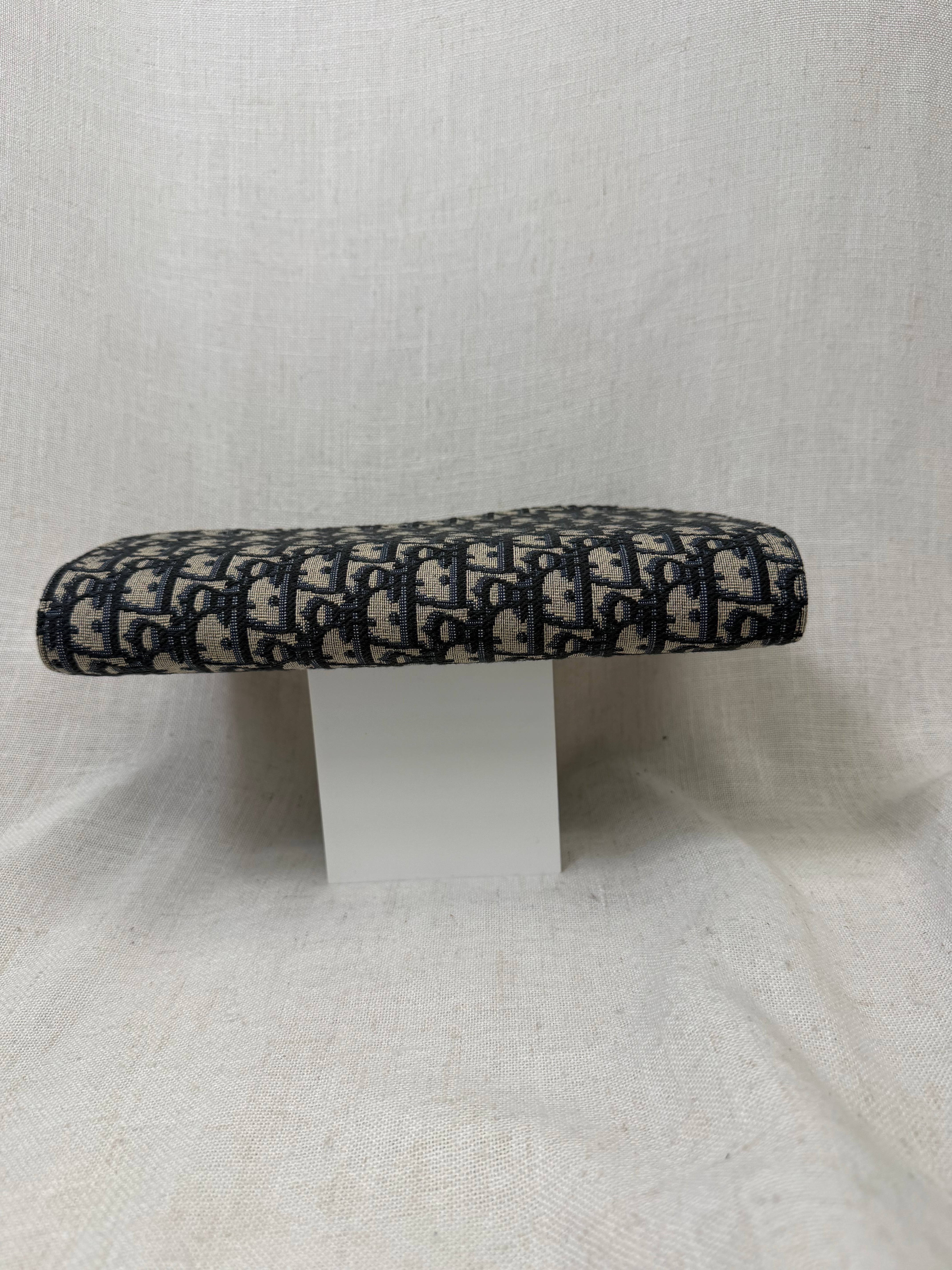 BRAND NEW - Christian Dior Blue Oblique Jacquard Saddel Flap Ipad Notebook case