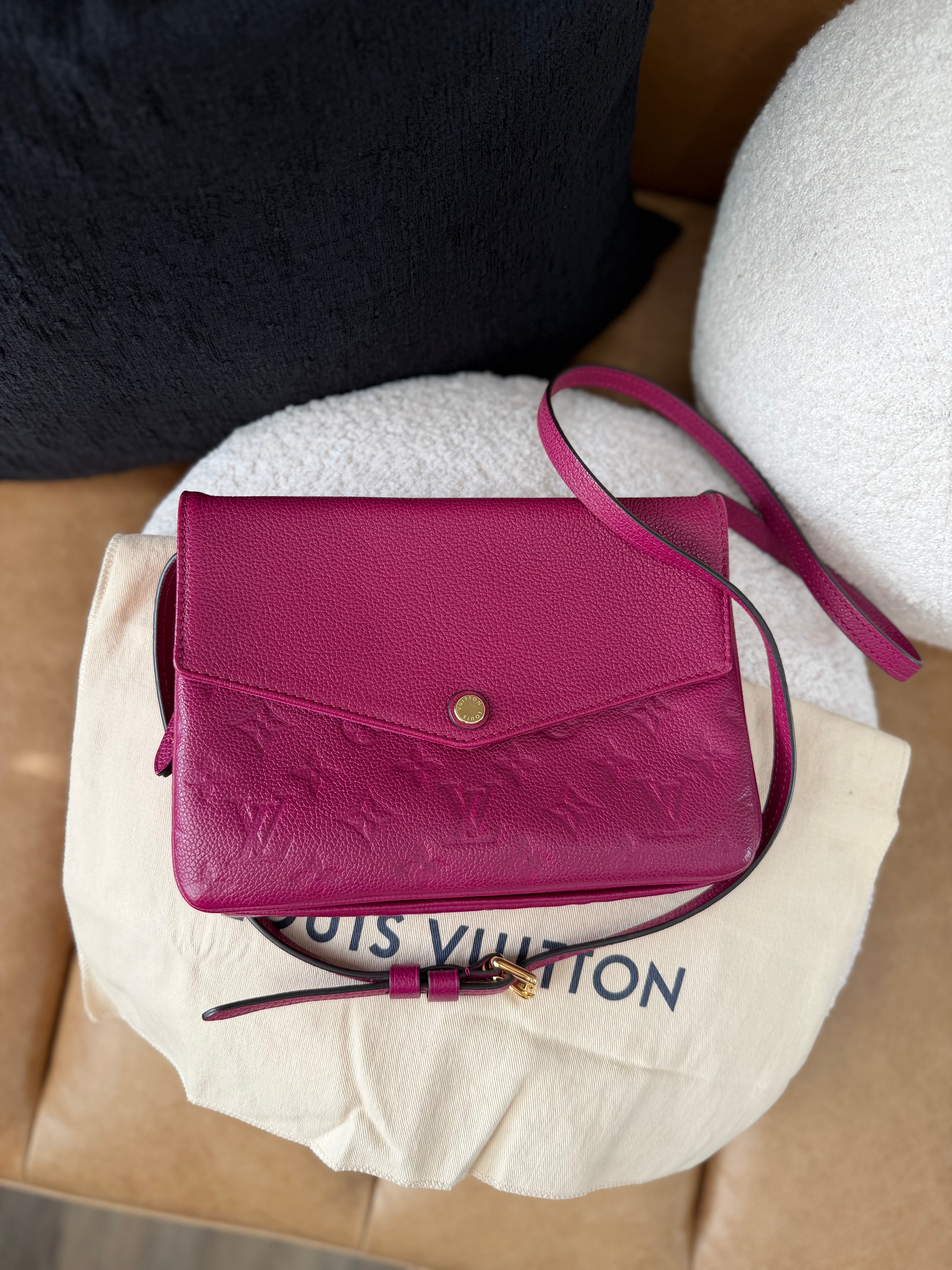 Louis Vuitton Grape Empreinte Leather Twice Crossbody