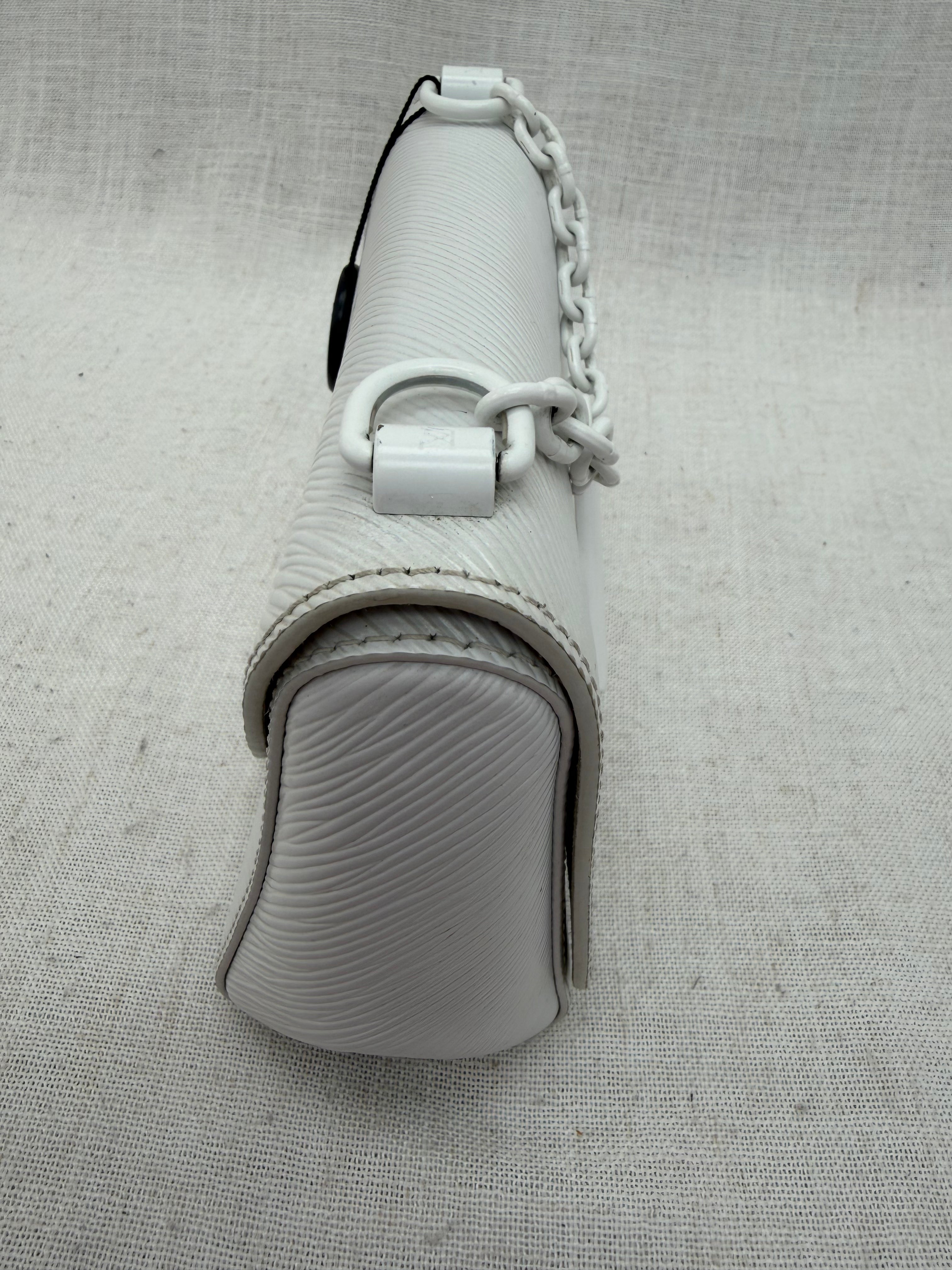 Louis Vuitton White Epi Leather Twist PM Bag