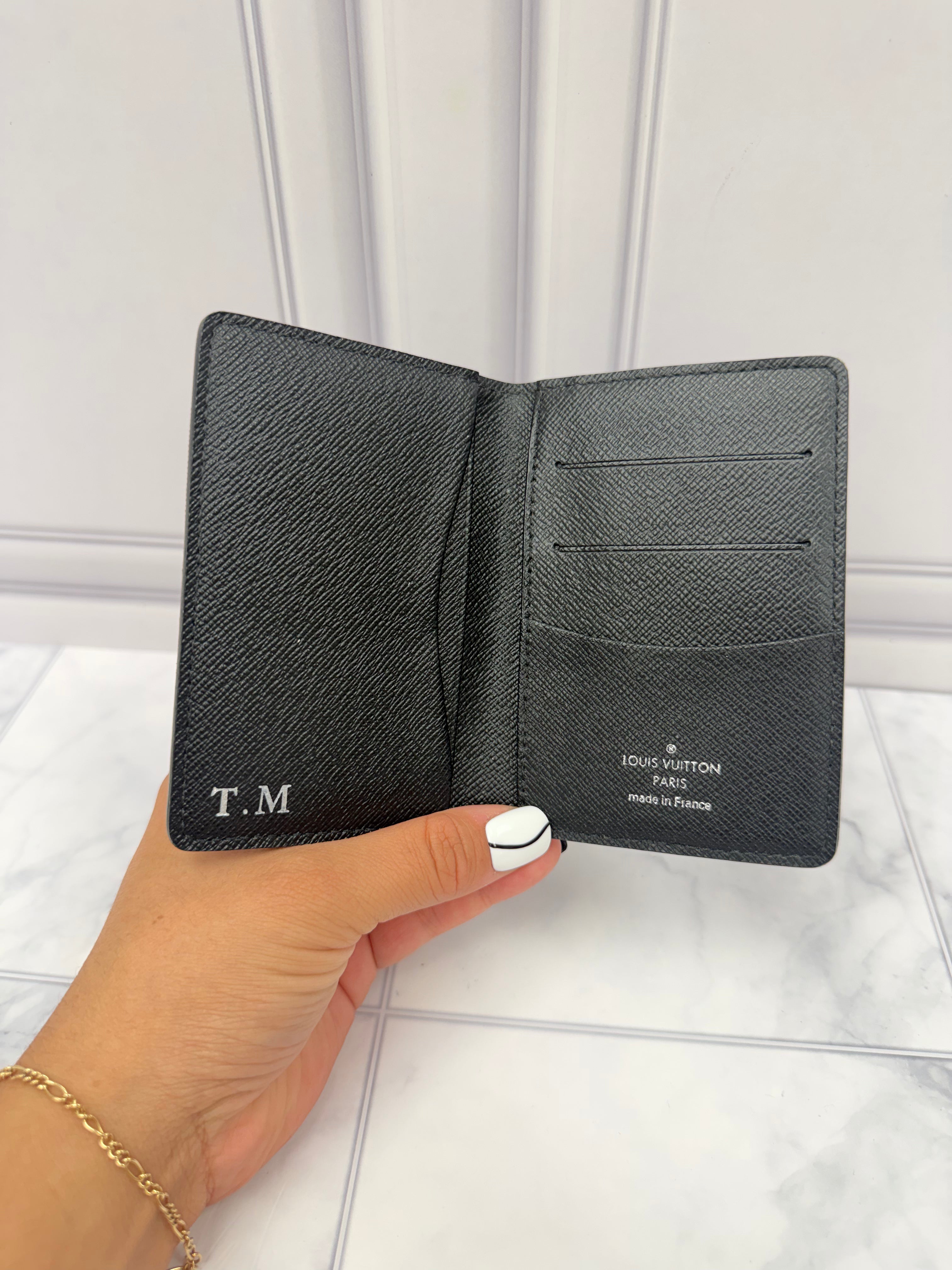LIKE NEW - Louis Vuitton Damier Graphite Pocket Organizer