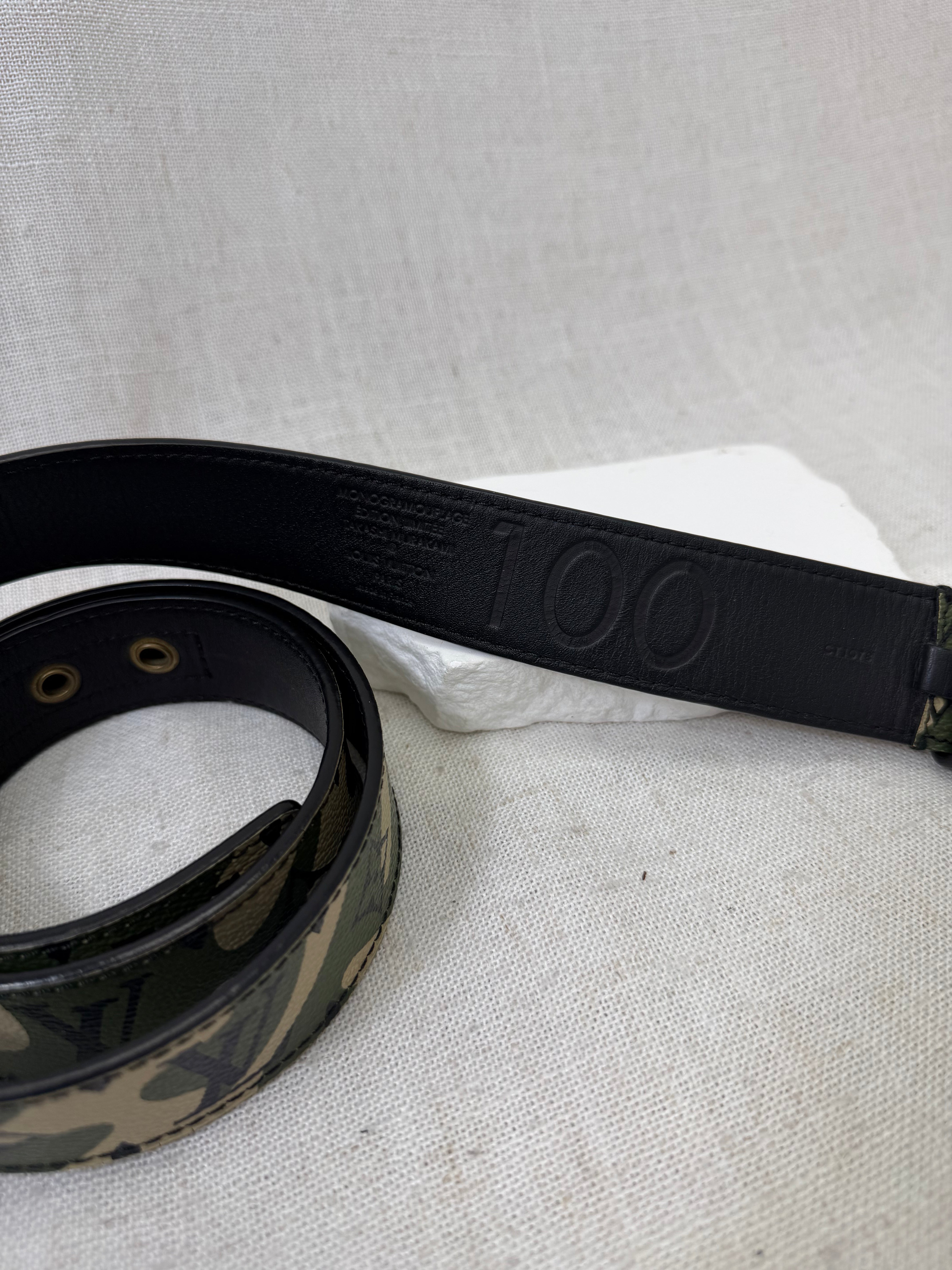 Louis Vuitton Camouflage Murakami Monocamoflauge Belt