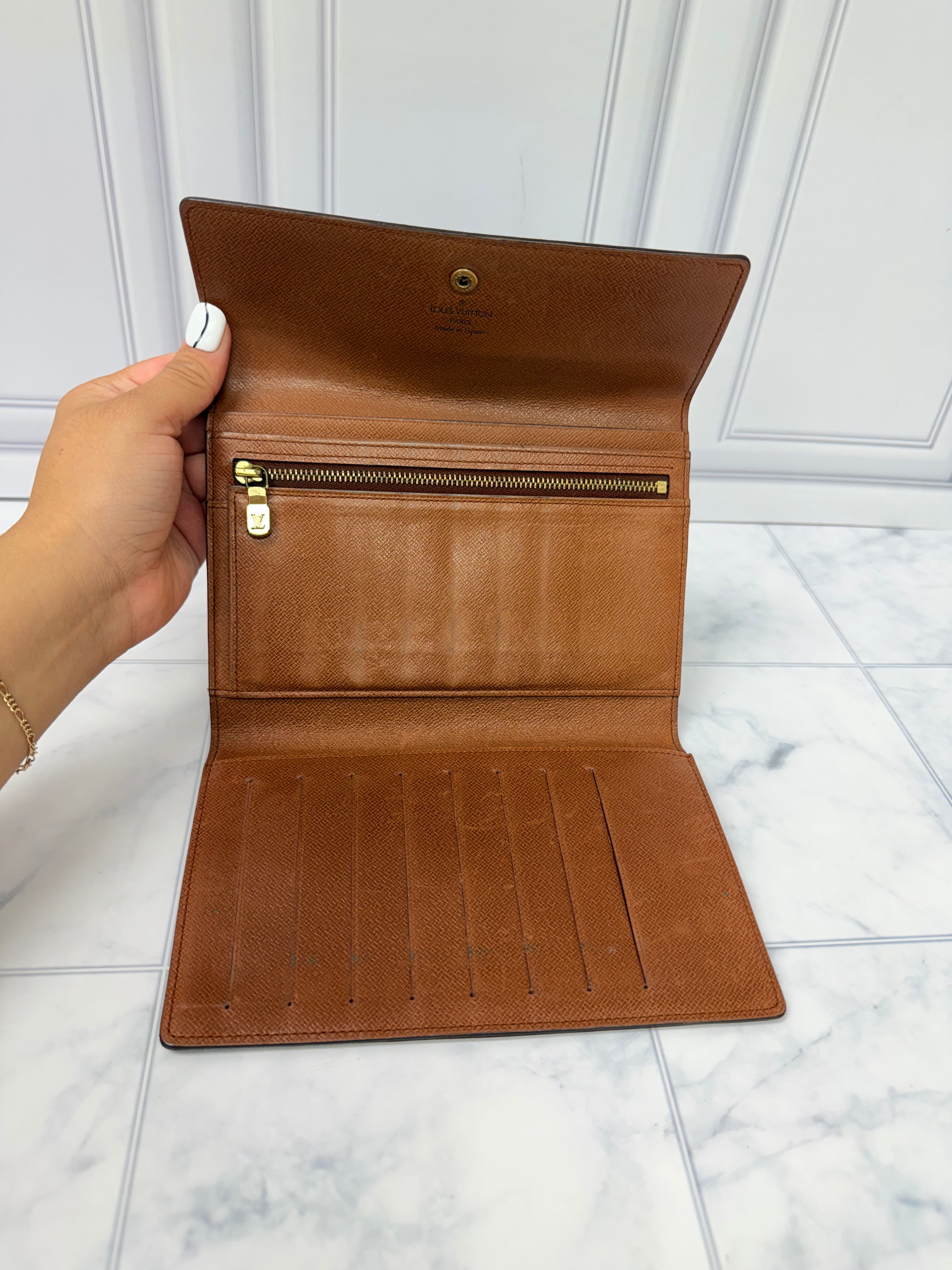 Louis Vuitton Monogram Passport Trifold Wallet