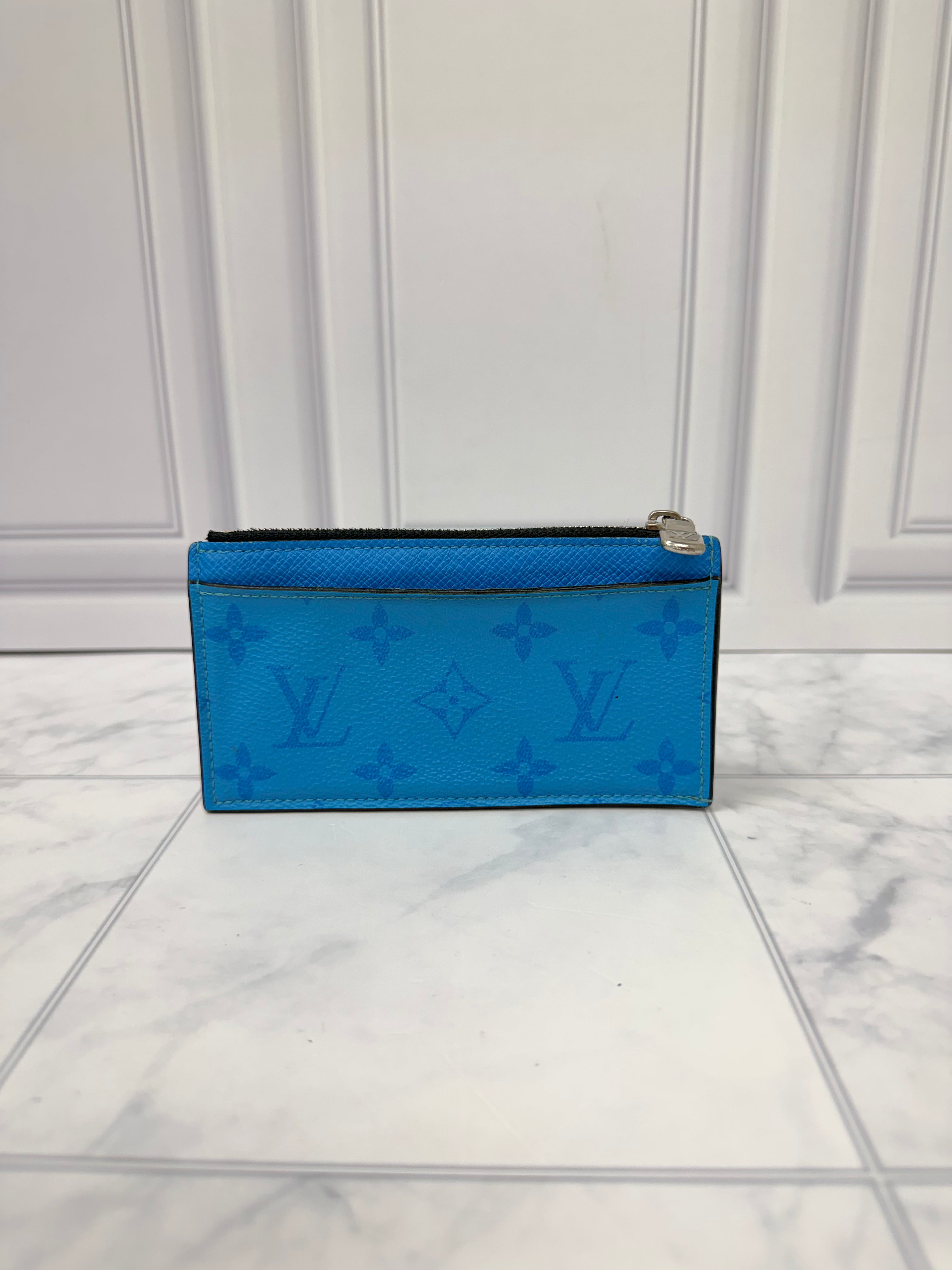 Louis Vuitton Blue Monogram Card Holder