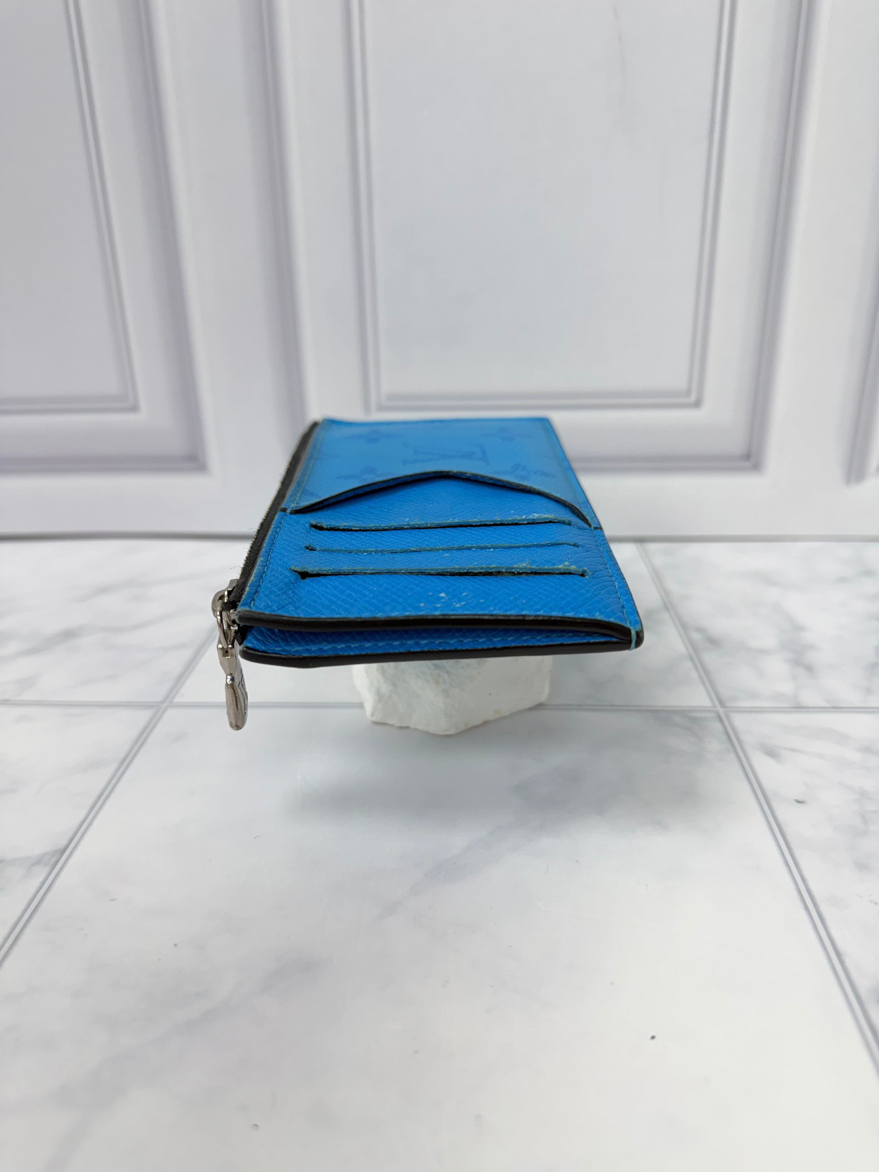 Louis Vuitton Blue Monogram Card Holder