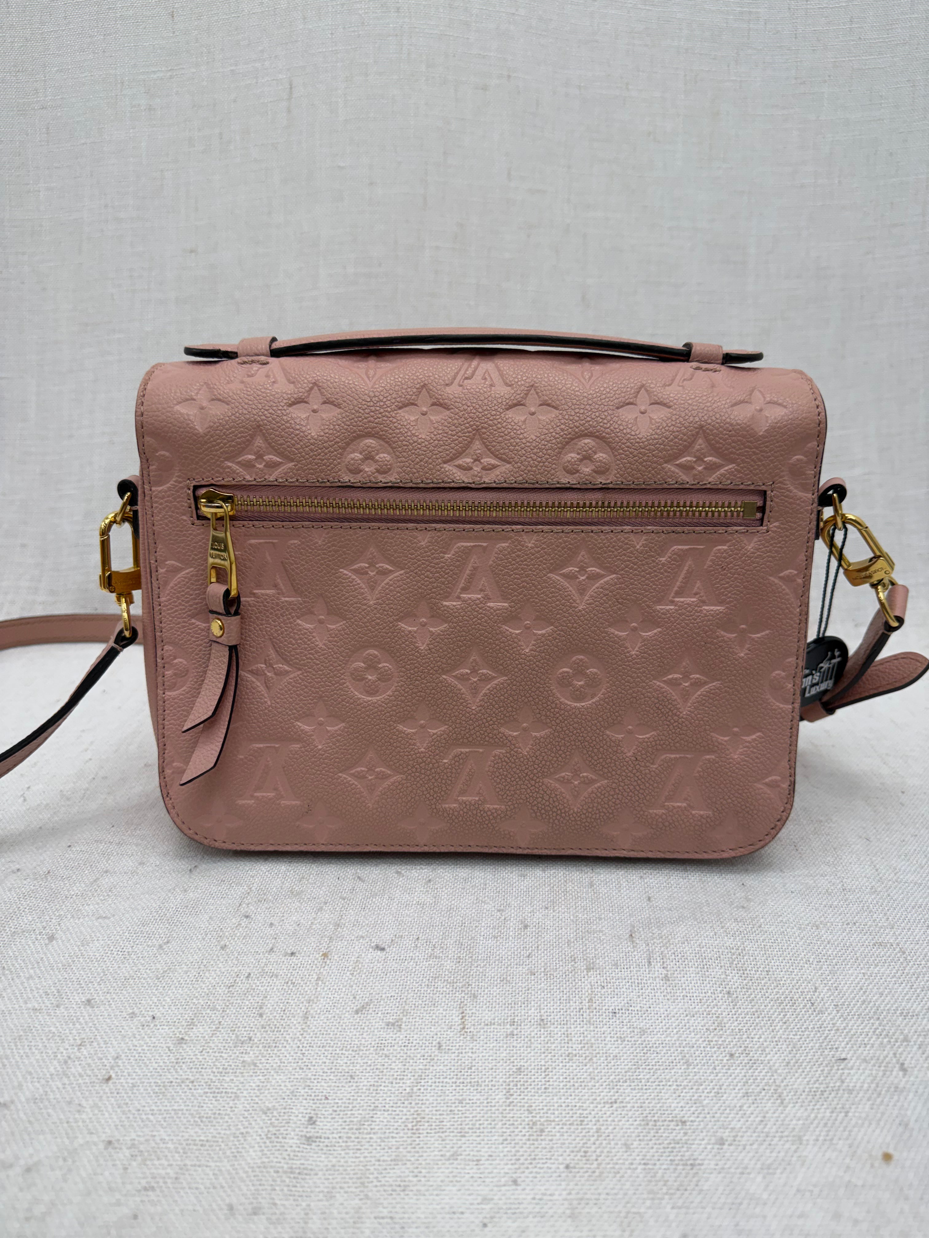Louis Vuitton Pink Empreinte Pochette Metis