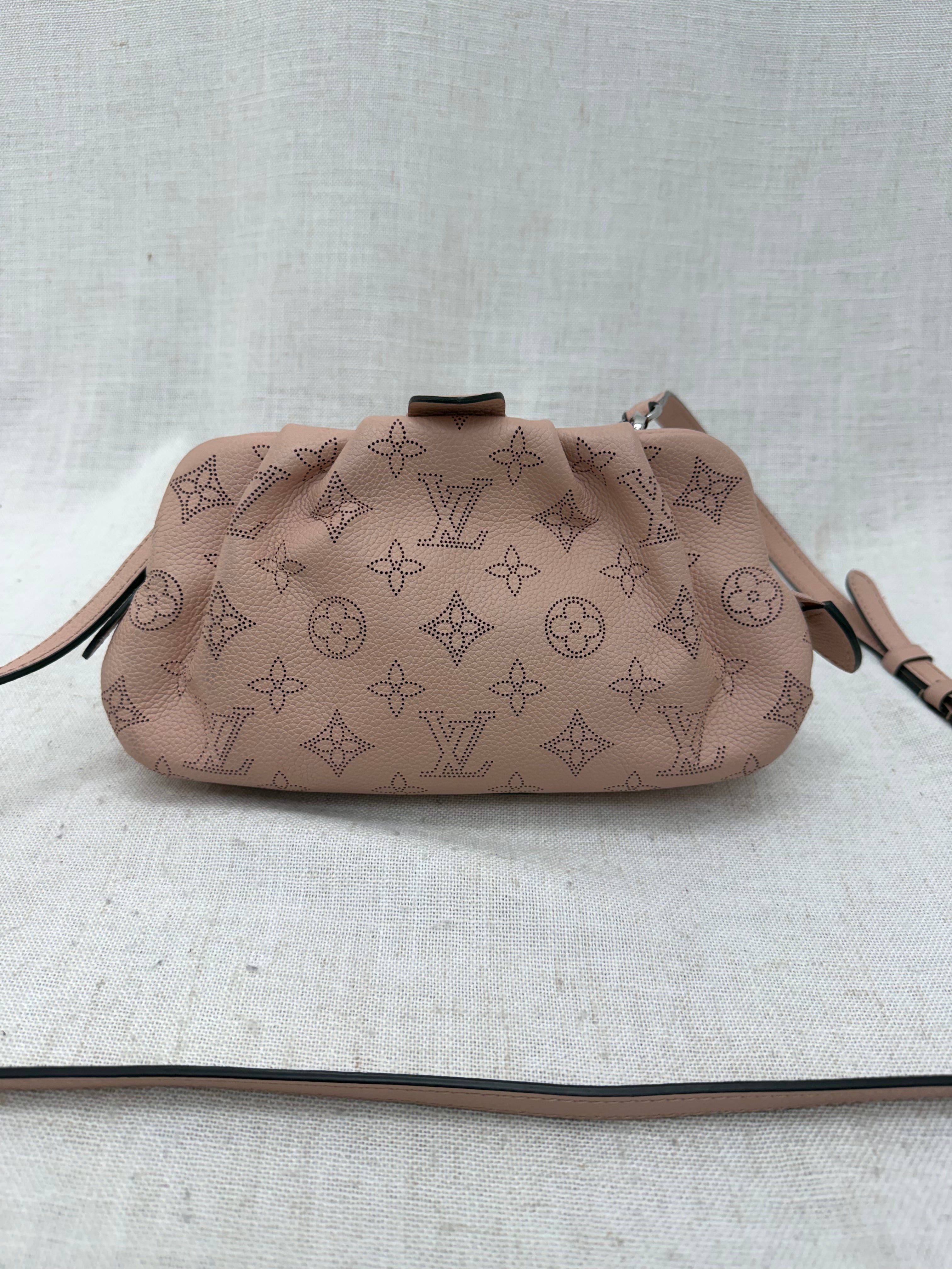 Louis Vuitton Dusty Rose Mahina Leather Scala Crossbody