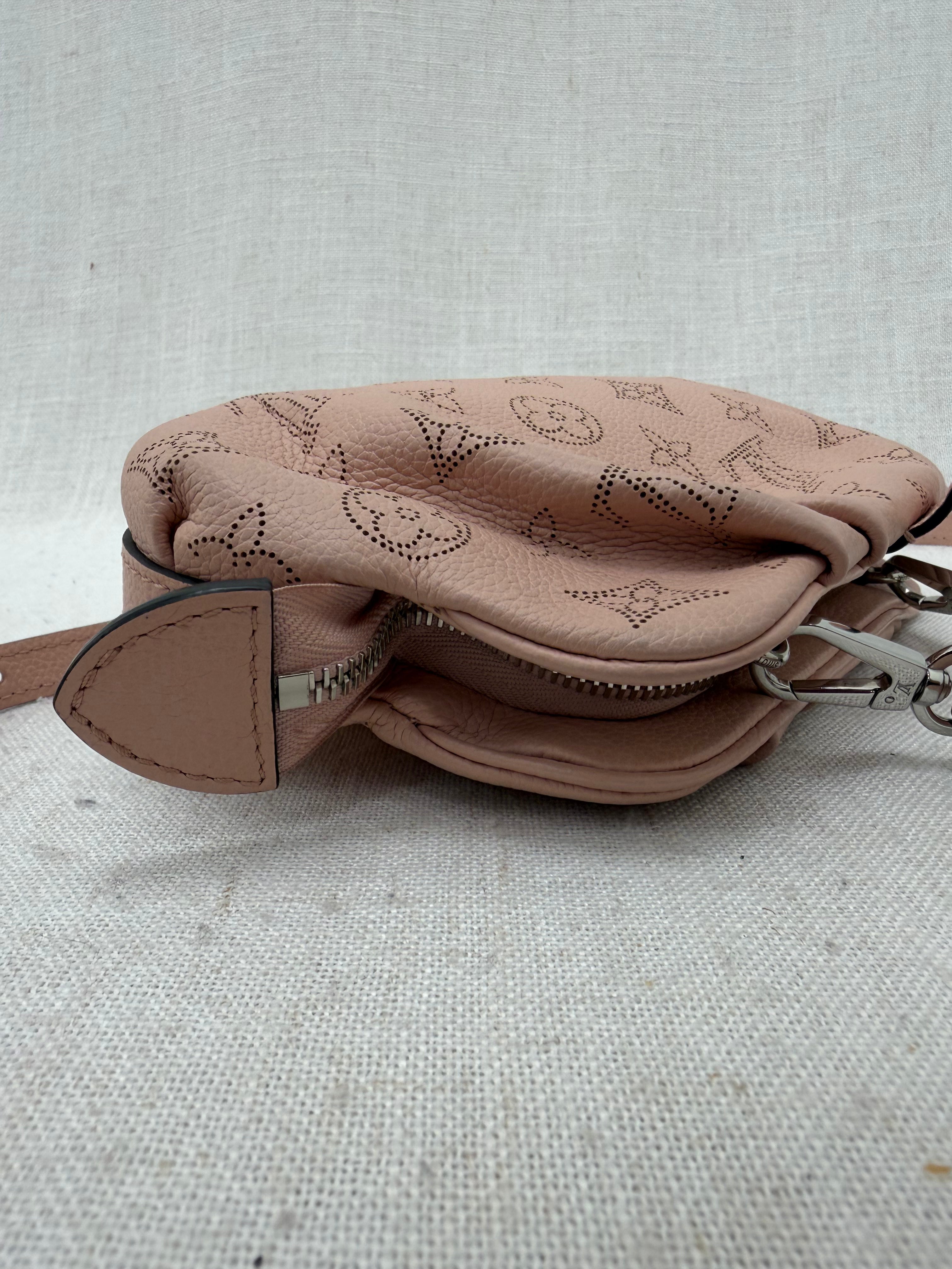 Louis Vuitton Dusty Rose Mahina Leather Scala Crossbody