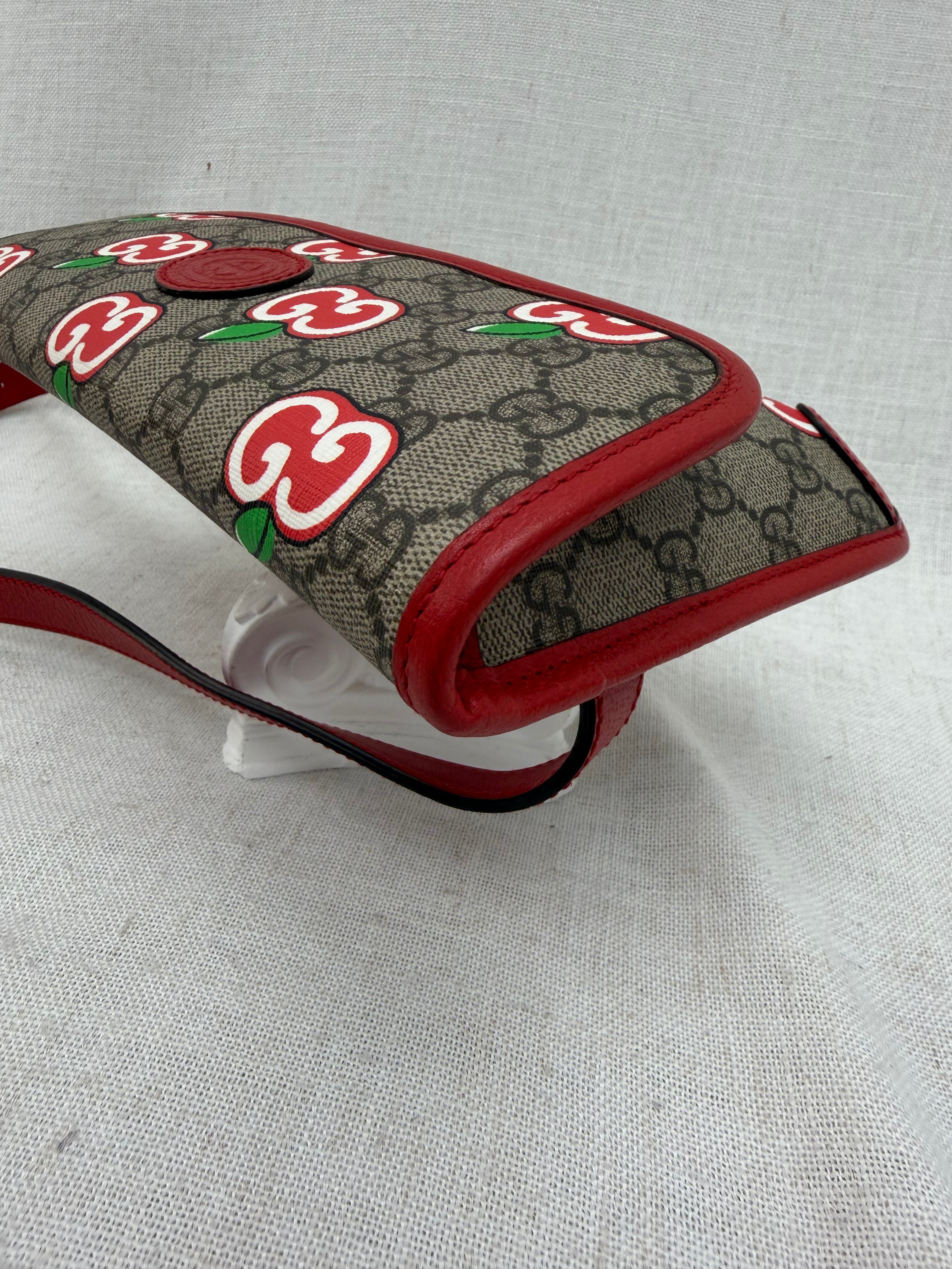Gucci Red Apple Supreme Marmont Bumbag