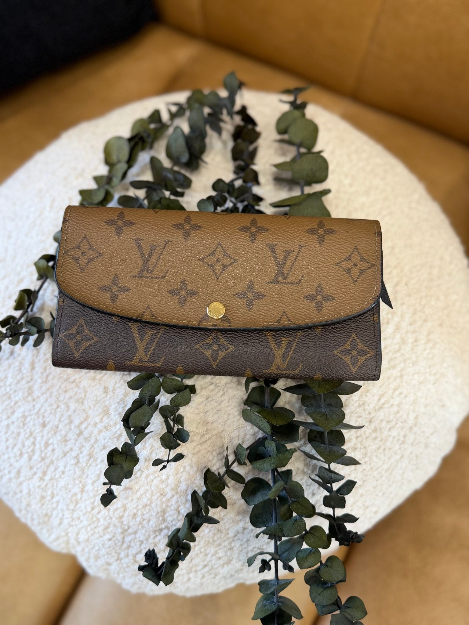 Louis Vuitton Reverse Monogram Emilie Wallet
