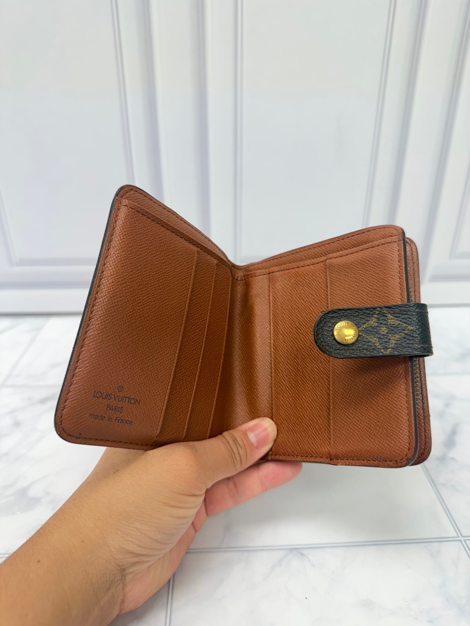Louis Vuitton Monogram Zippy Compact Wallet
