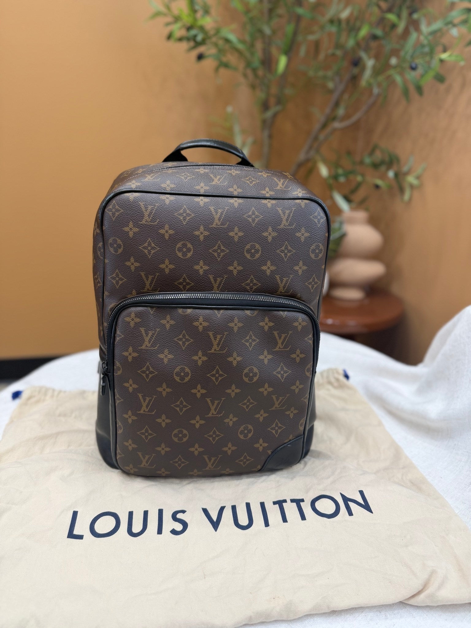 Louis Vuitton Monogram Madagascar Dean Backpack