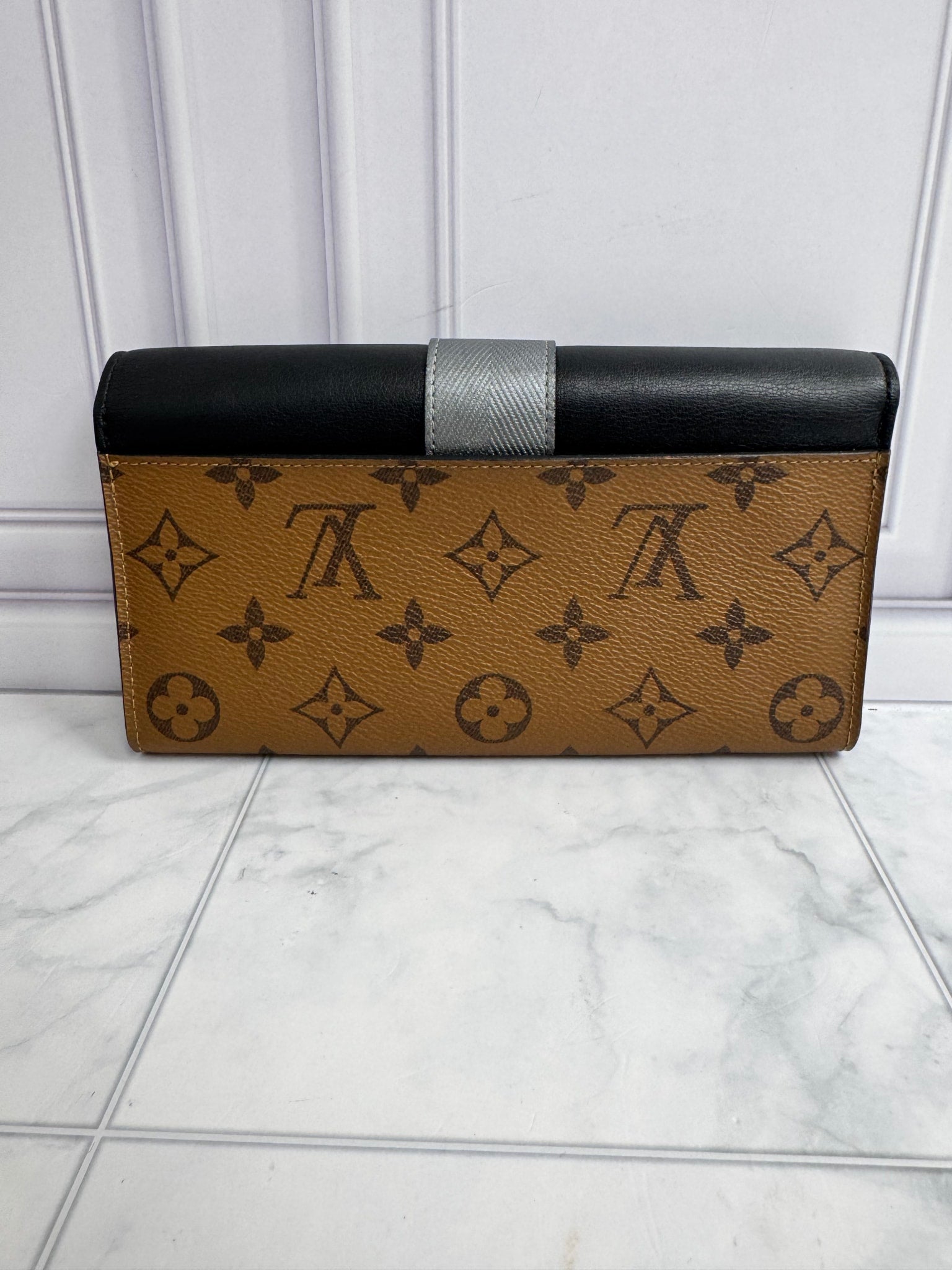 Louis Vuitton Reverse Monogram Column Clutch