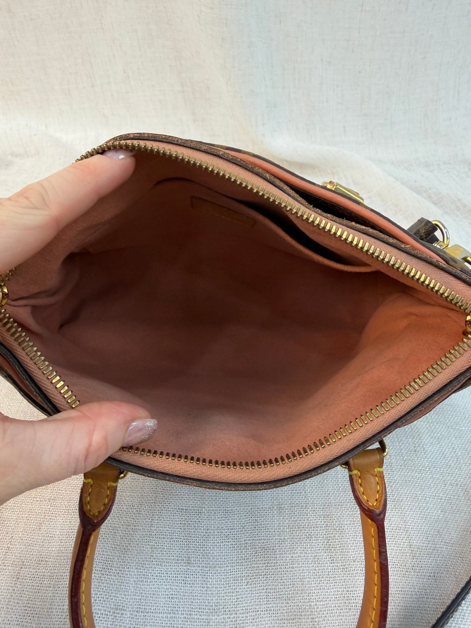 Louis Vuitton Monogram And Rose Pallas BB Bag