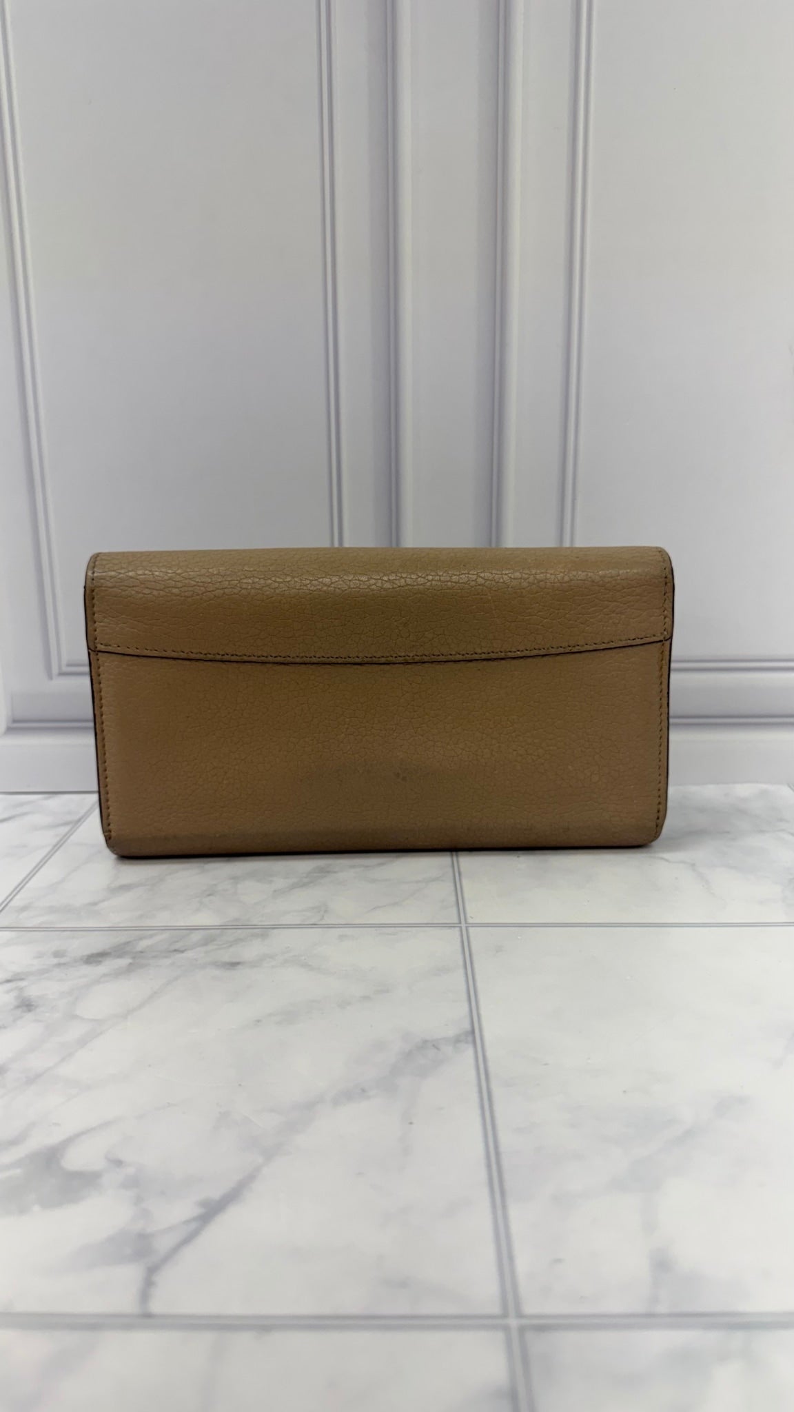 Louis Vuitton Taupe Taurillon Leather Capucines Long Wallet