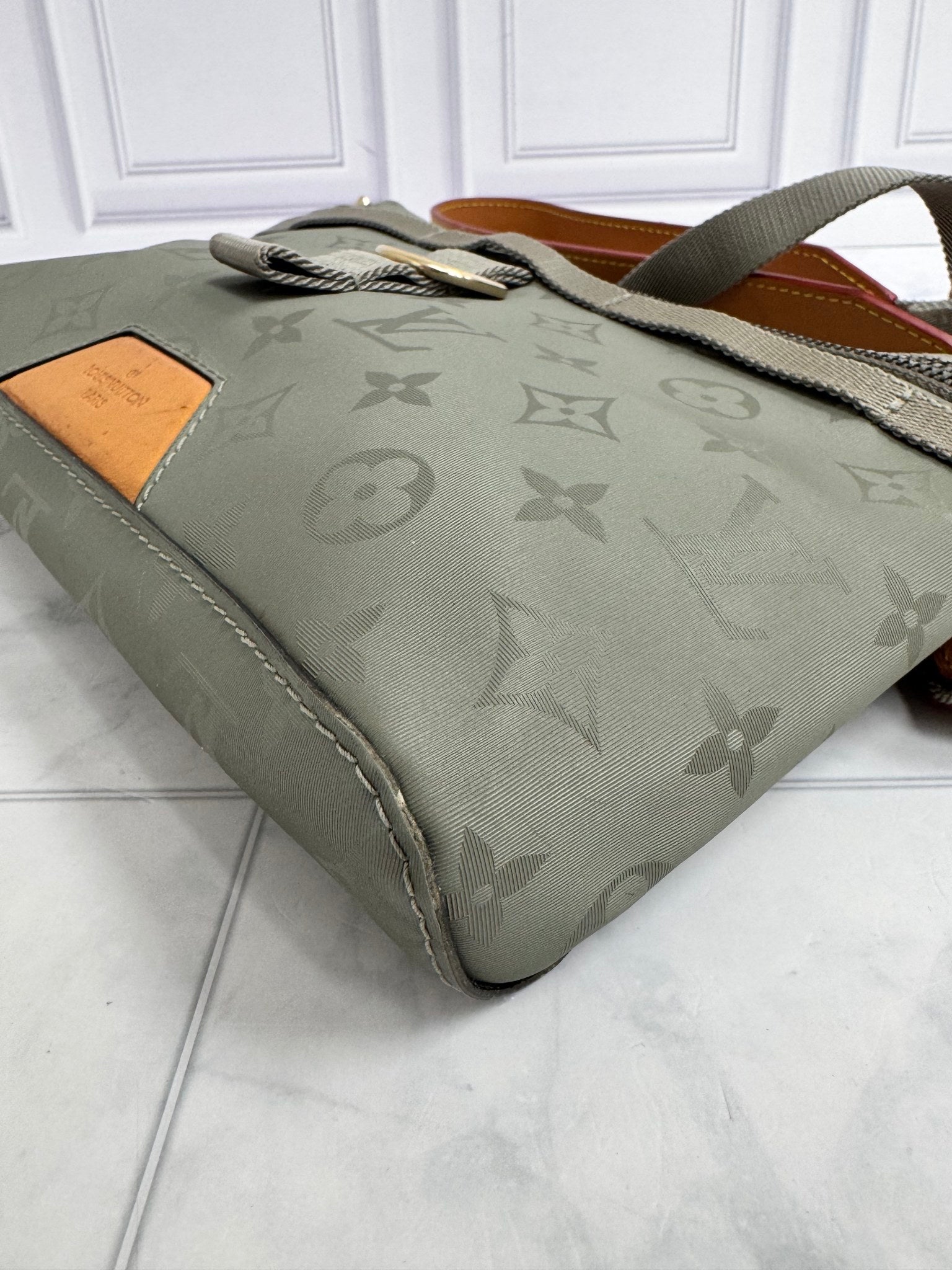 Louis Vuitton Titanium Monogram Messenger Crossbody Bag PM