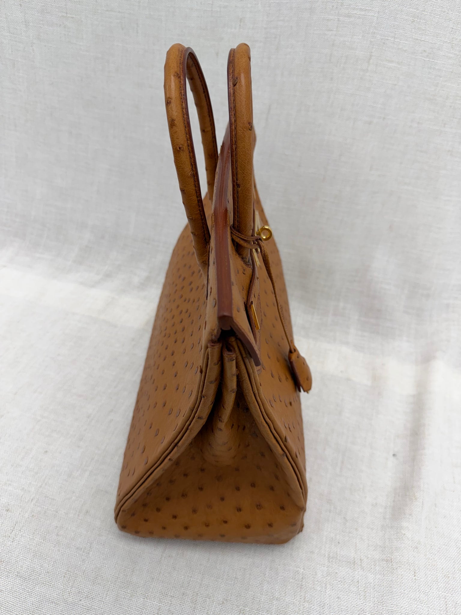 Hermes Ostrich Leather HAC Birkin 32