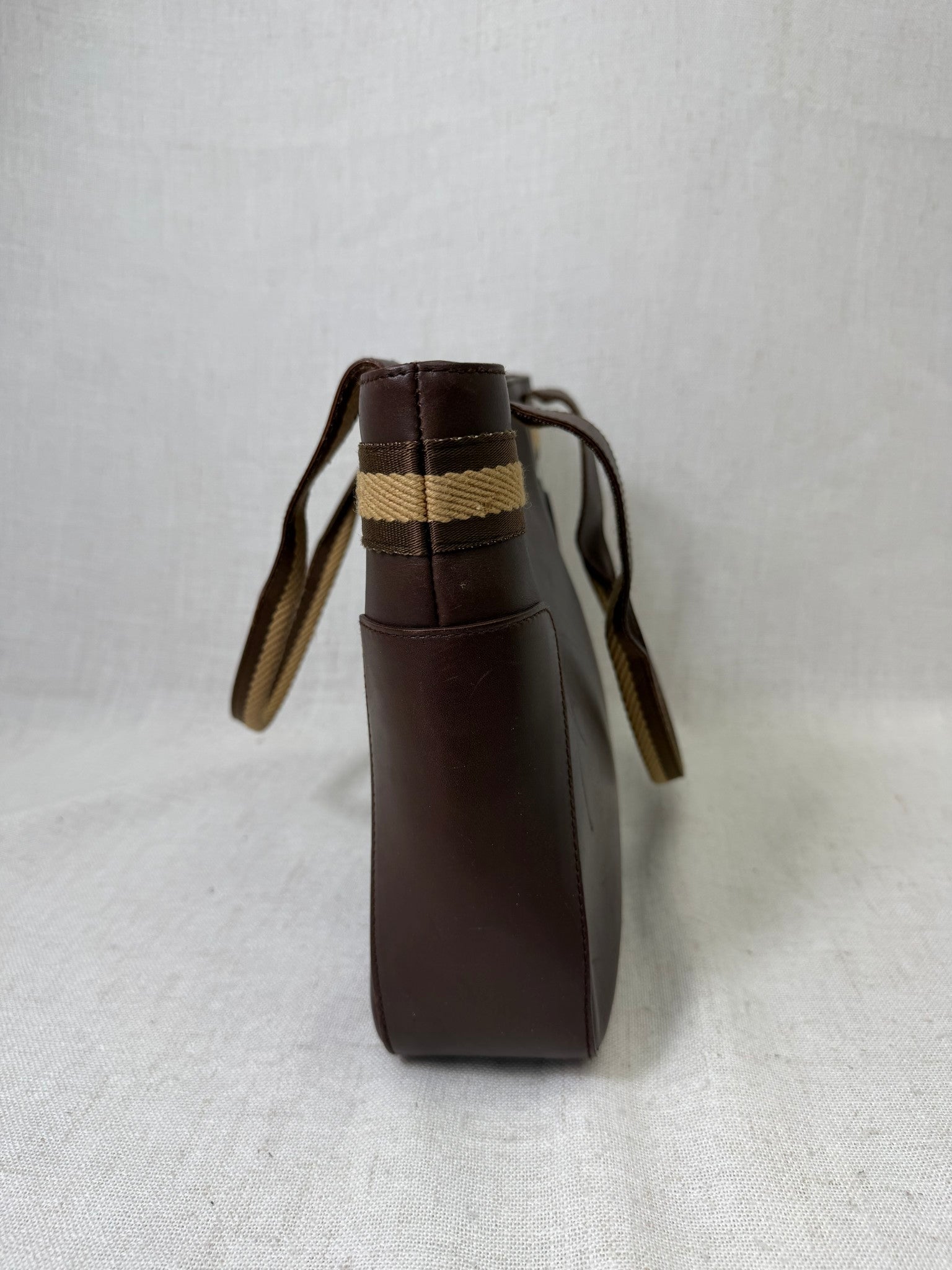 Gucci Brown Leather Tote Bag