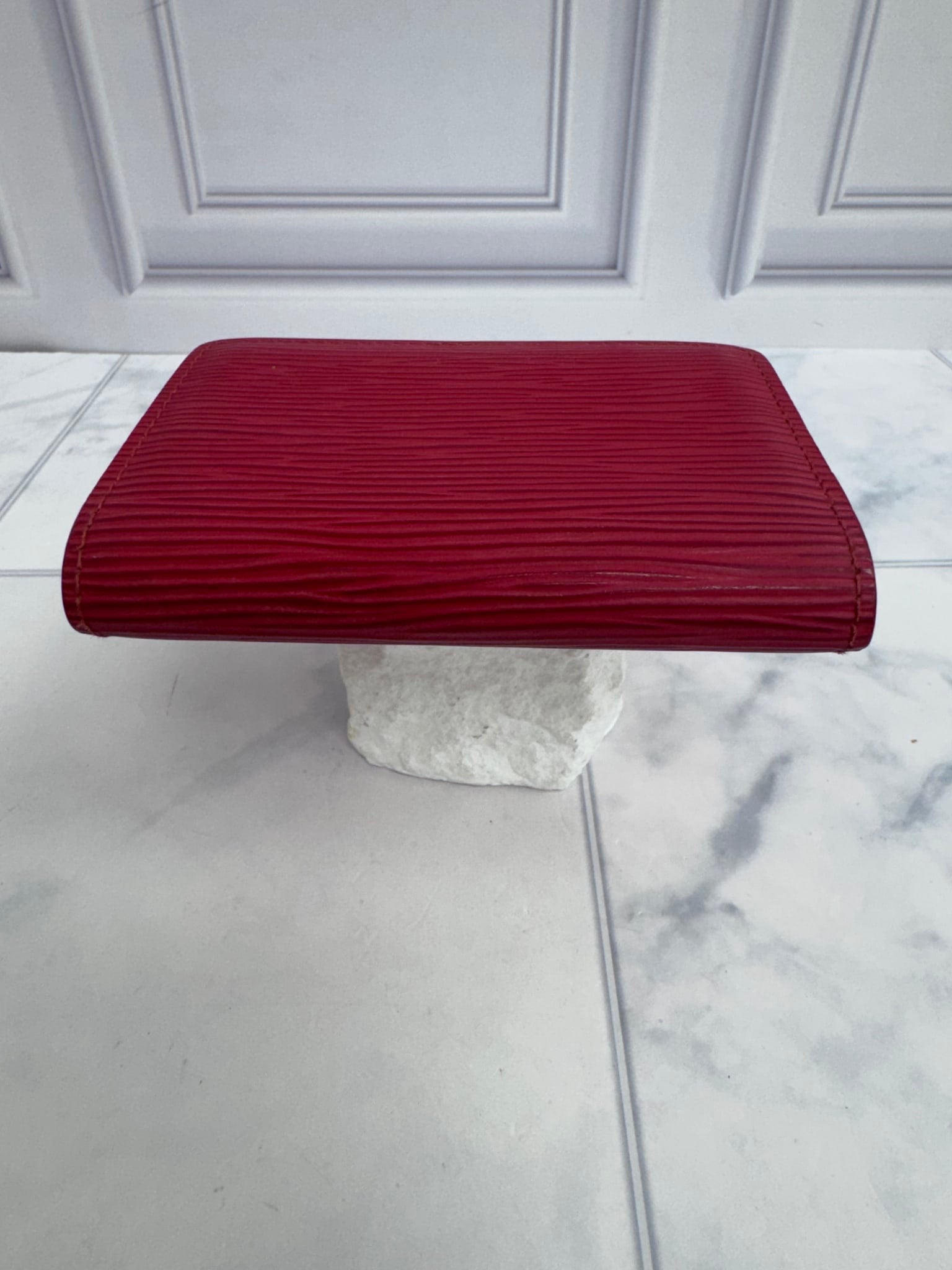 Louis Vuitton Red Epi Card Case
