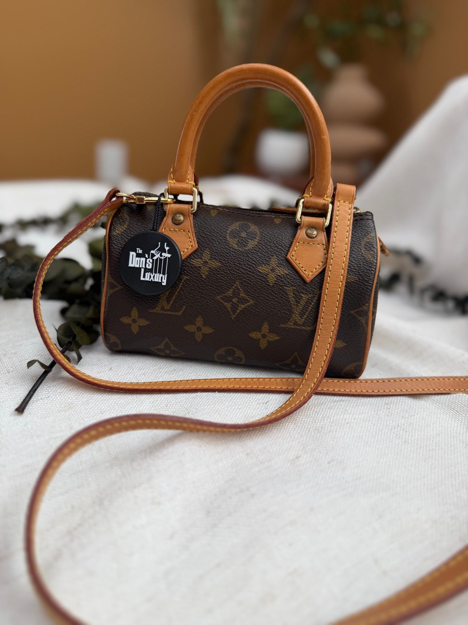 Louis Vuitton Monogram Nano Speedy Bandouliere