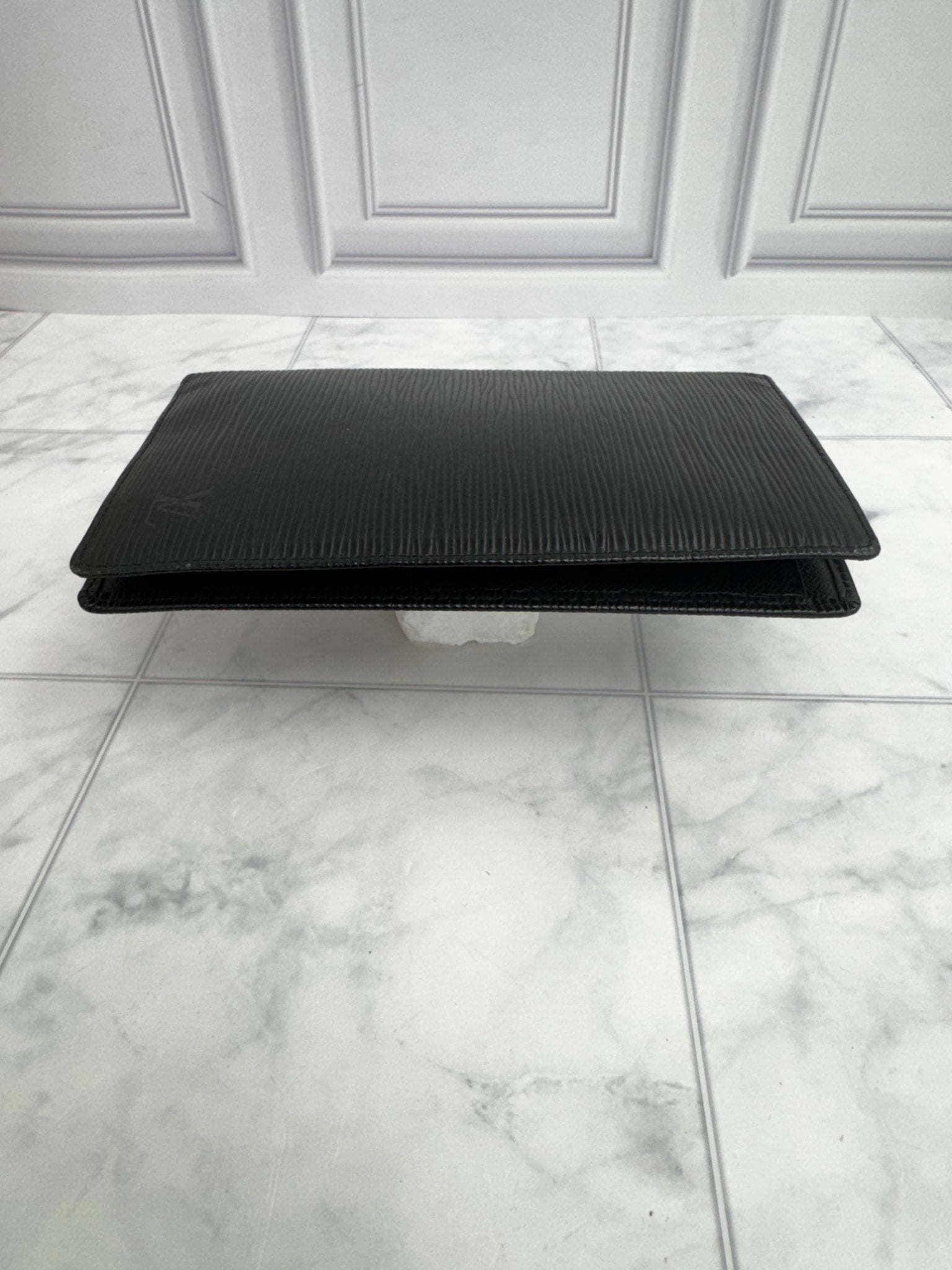 Louis Vuitton Black Epi Long Wallet