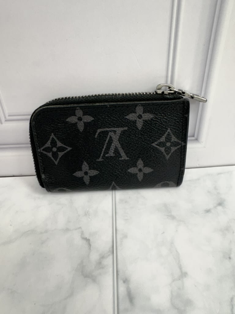 Louis Vuitton Monogram Eclipse Coin Case