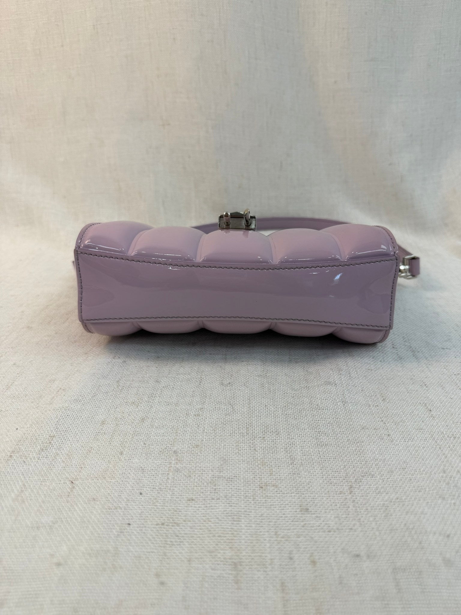 Givenchy Lavender Patent Leather 4G Padded Antigona Shoulder Bag