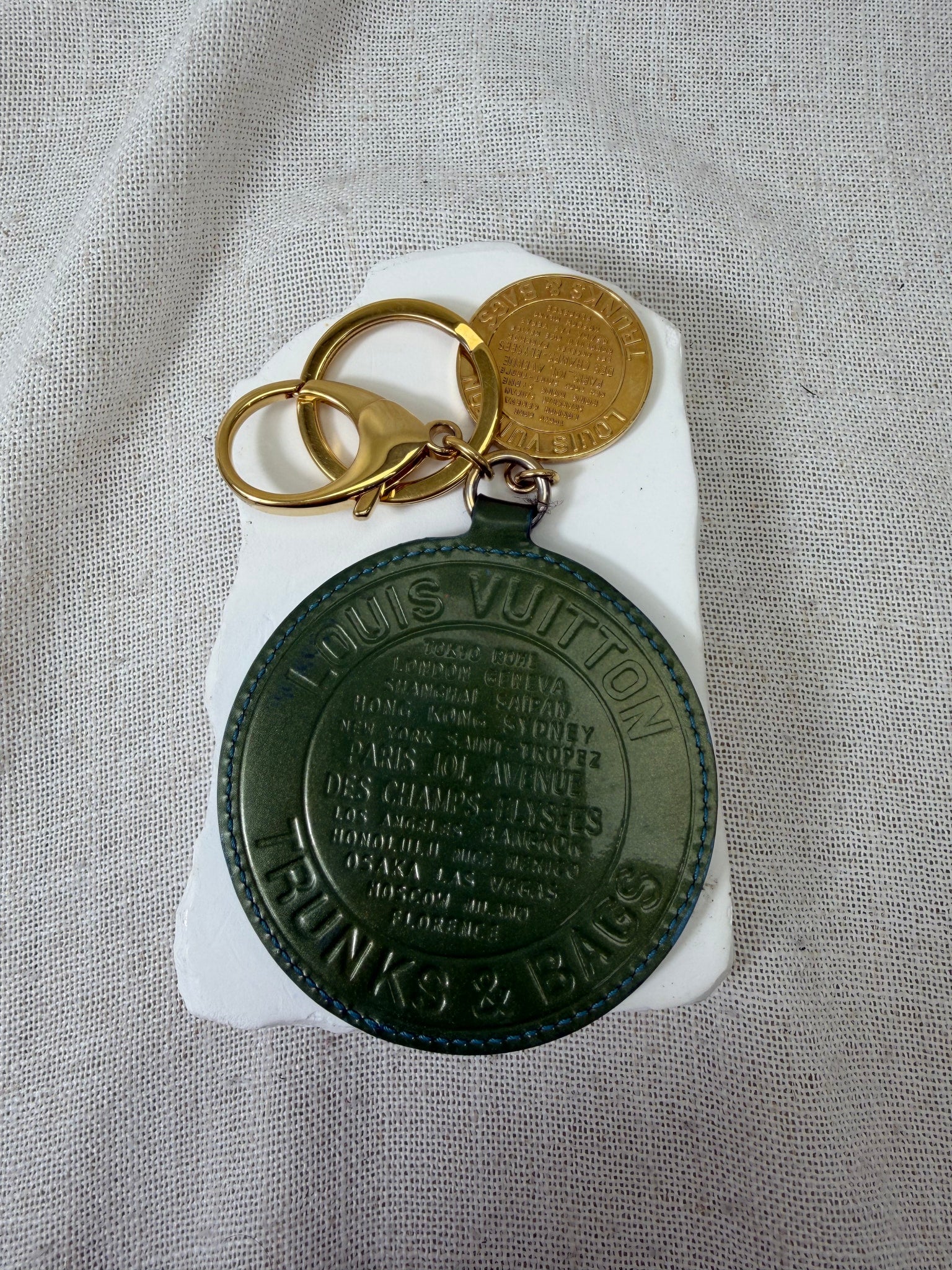 Louis Vuitton Green Vernis Bag Charm