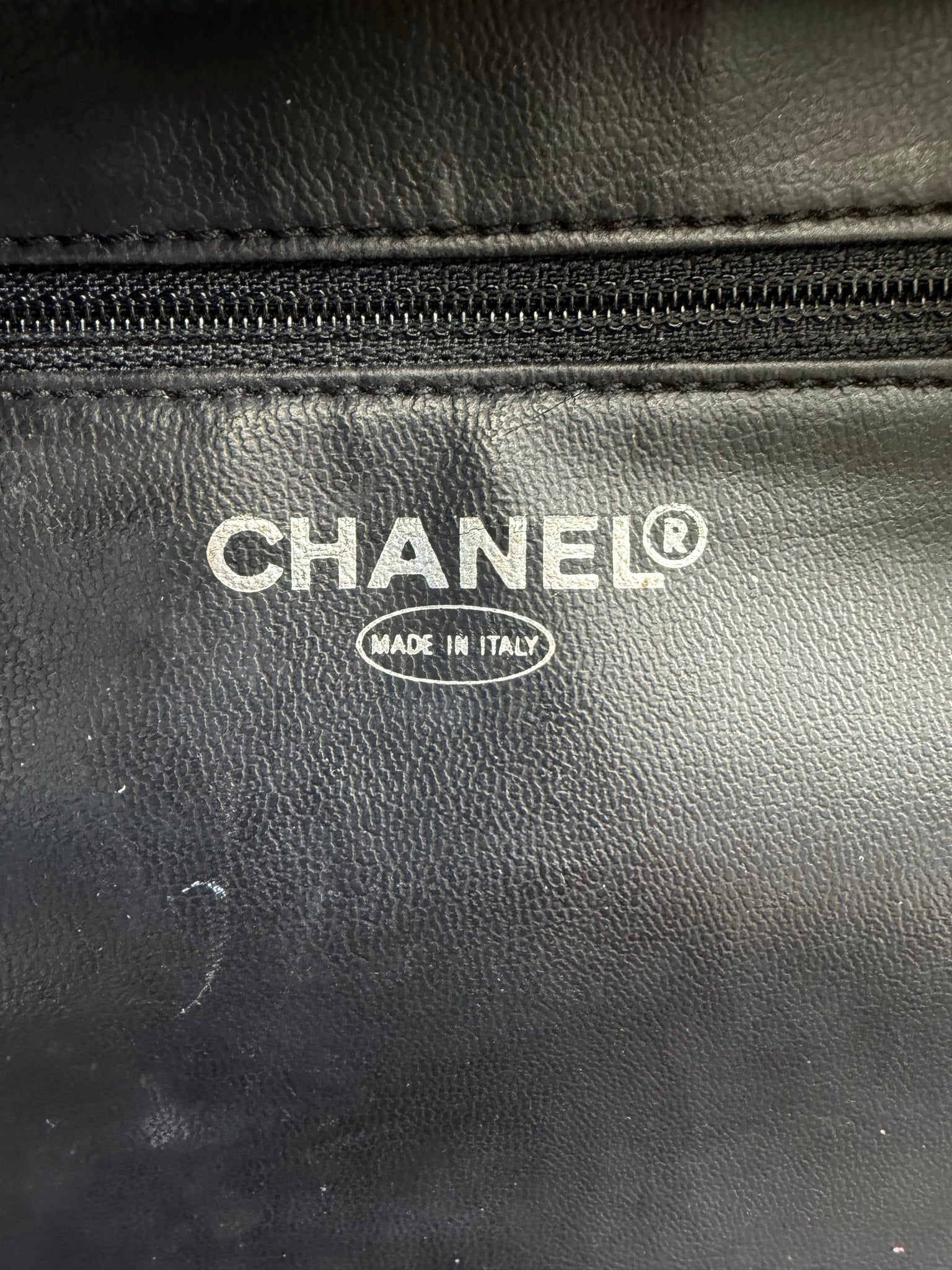 Chanel Black Caviar Large Vanity Case