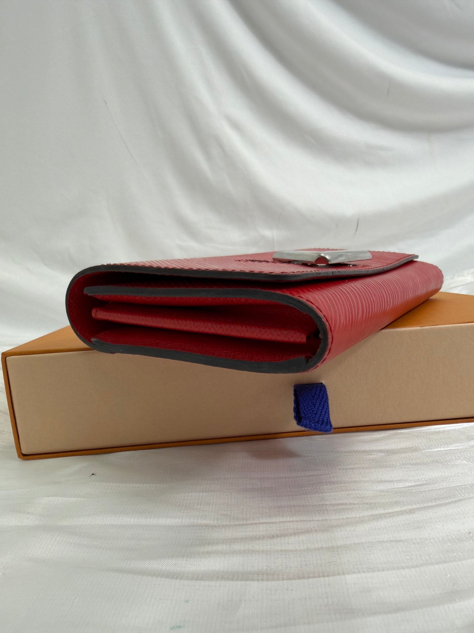 Louis Vuitton Red Epi Twist Wallet