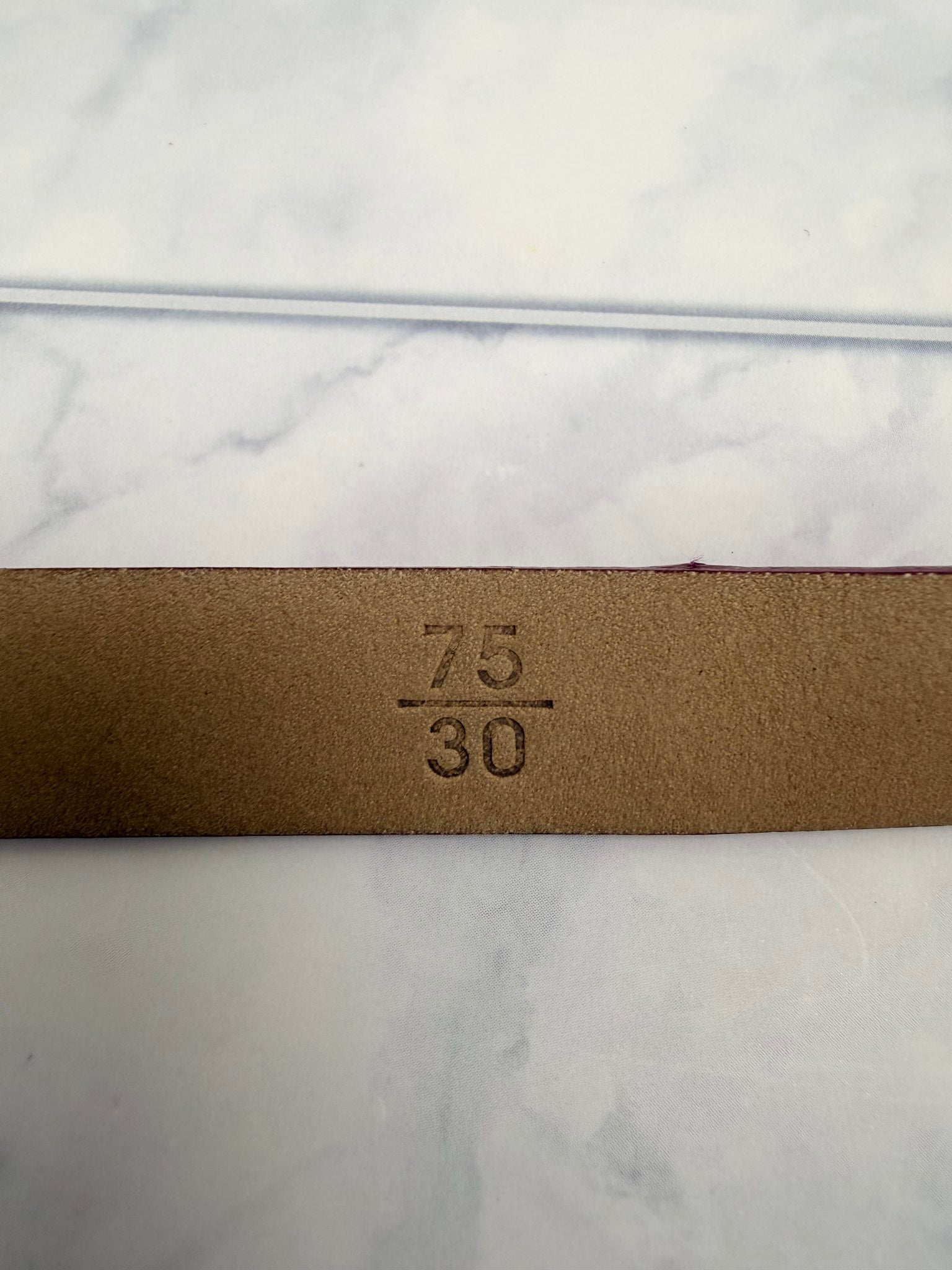 Chanel Pink Leather Willow Belt