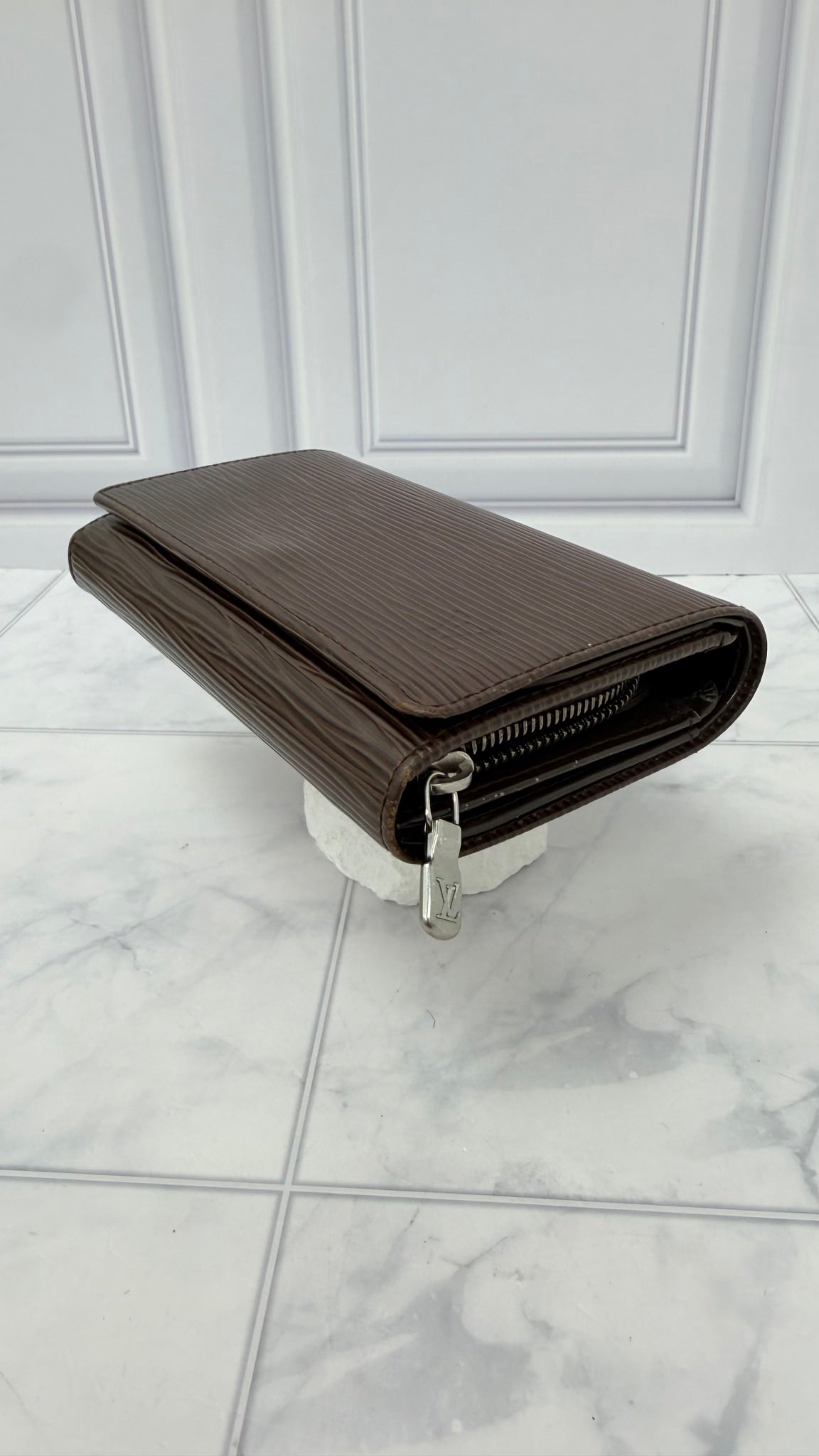 Louis Vuitton Brown Epi Leather Porte Monnaie Wallet