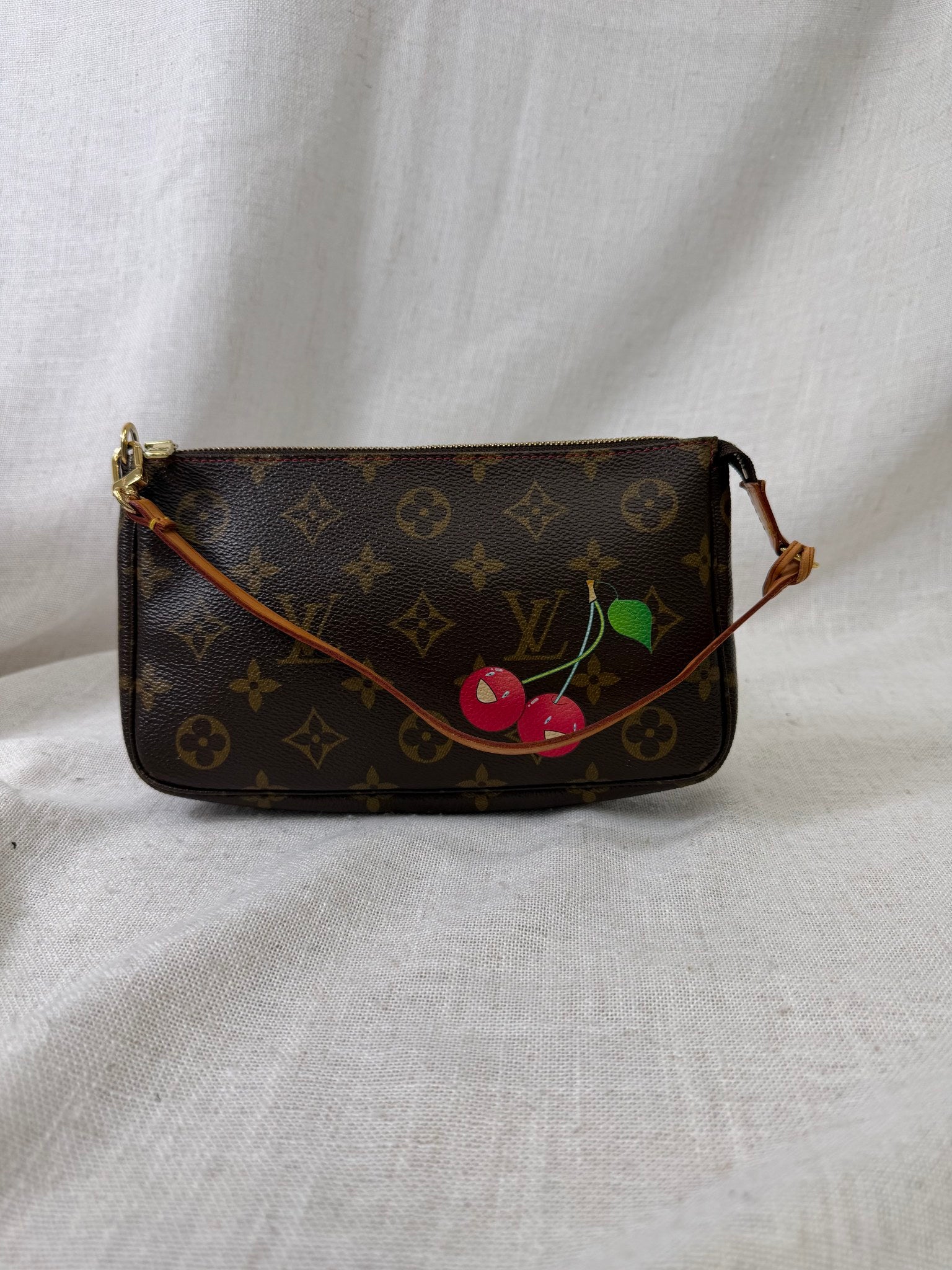 Louis Vuitton Monogram Cherries Pochette Handbag