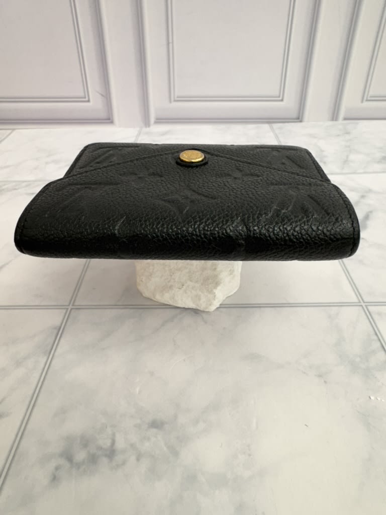 Louis Vuitton Black Empreinte Monogram Victorine Compact Wallet
