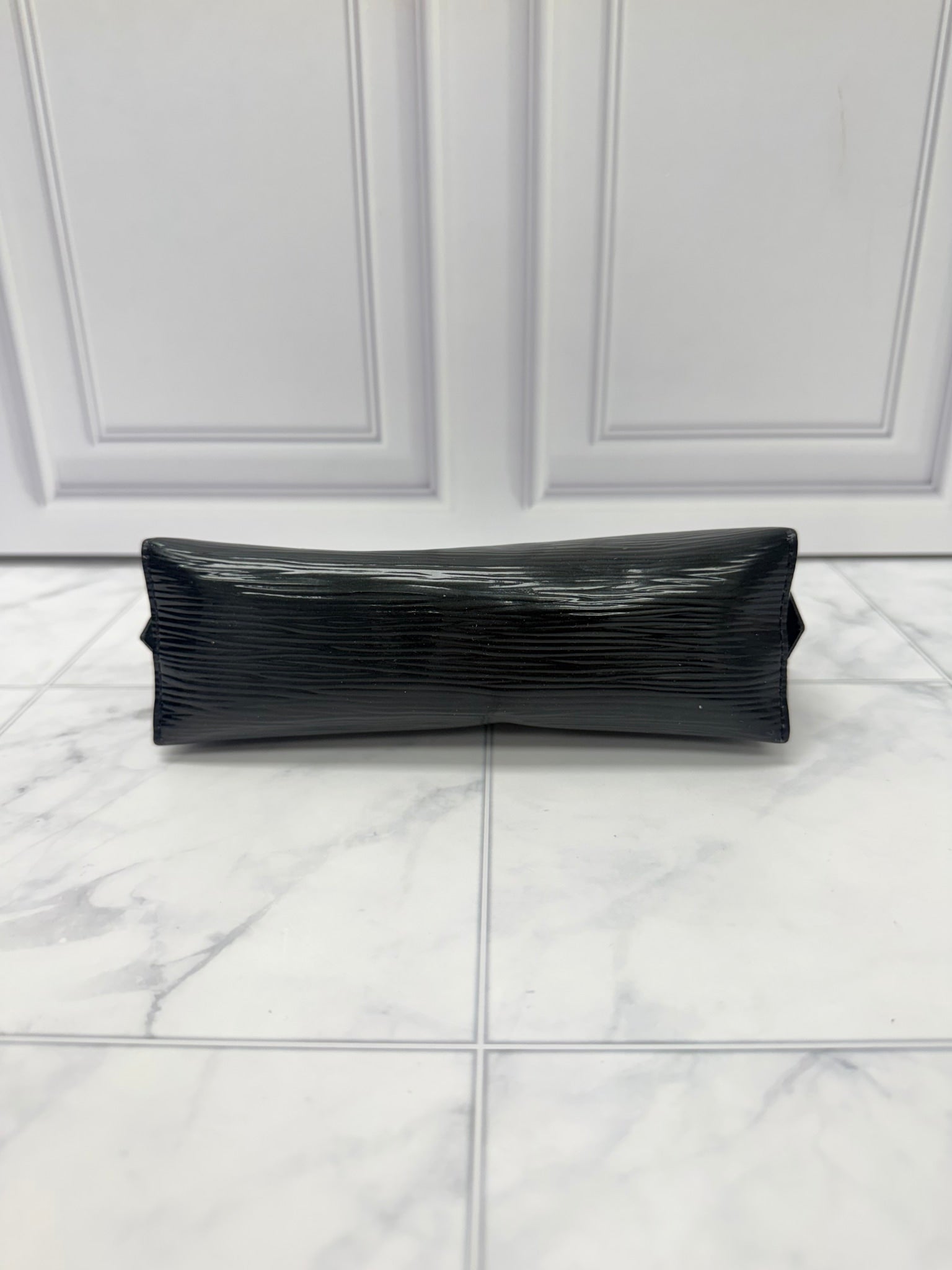 Louis Vuitton Black Epi Leather Cosmetic Pouch